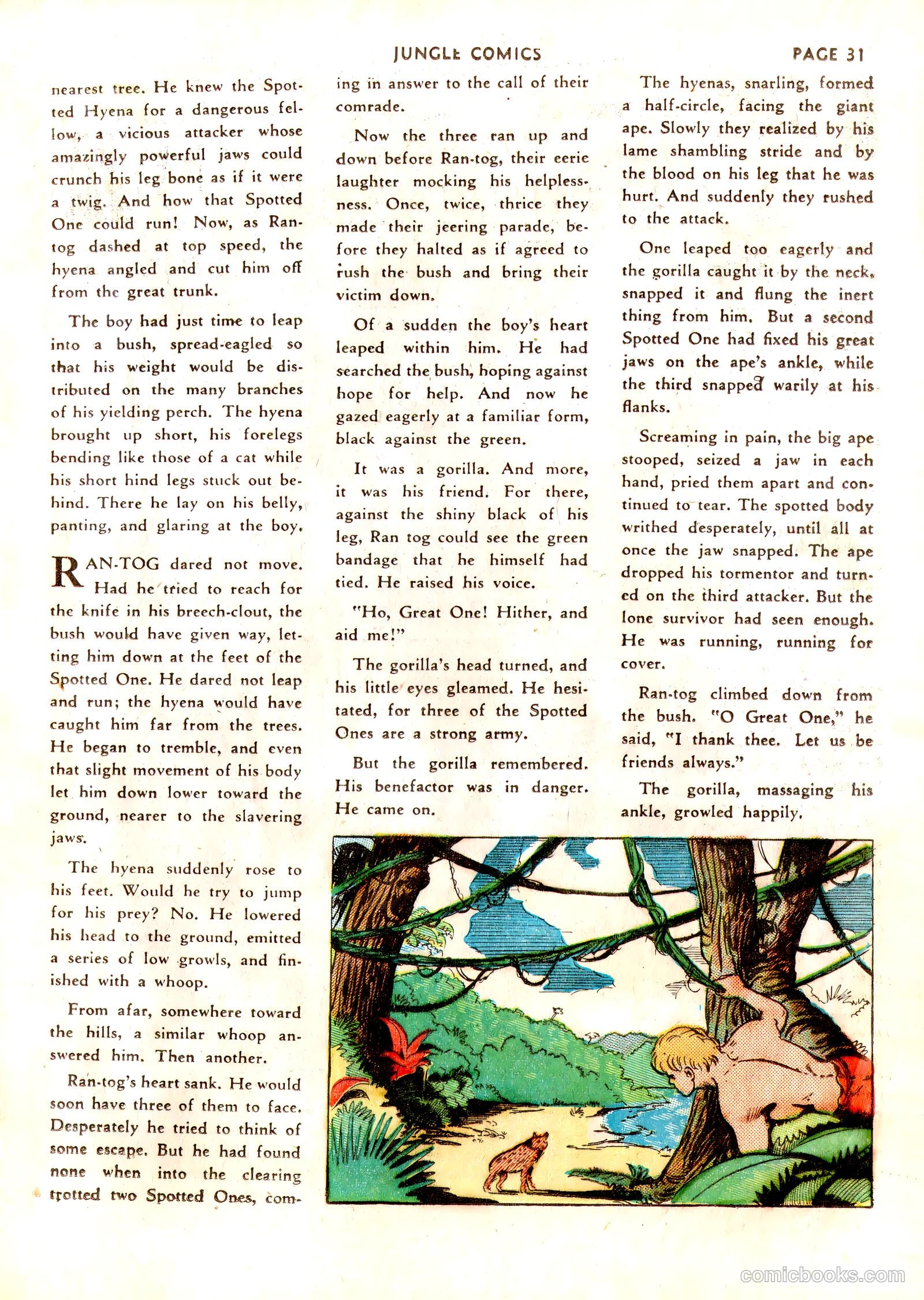 Jungle Comics #5 (1940) — page 35 of 70