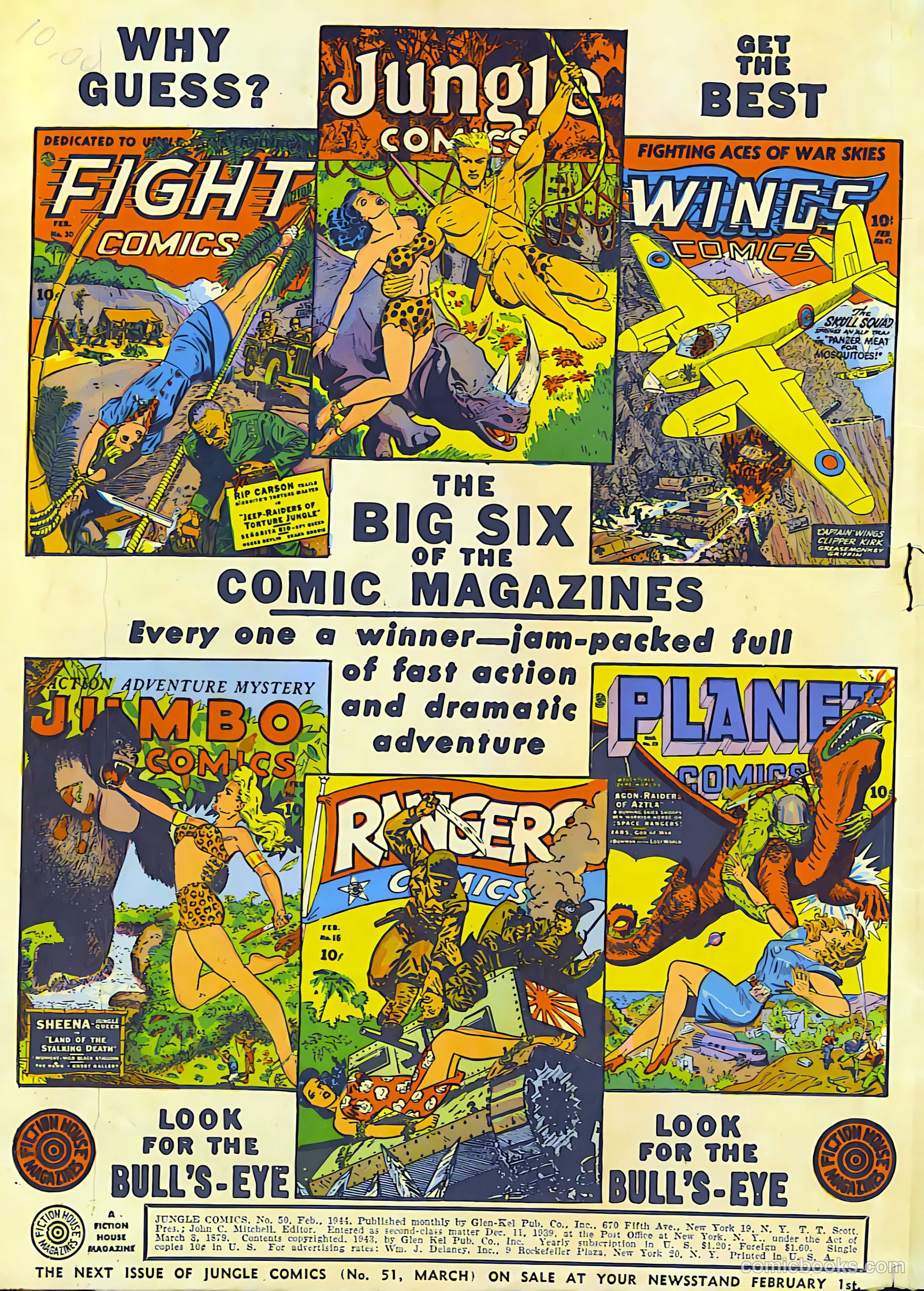 Jungle Comics #50 (1944) — page 2 of 60