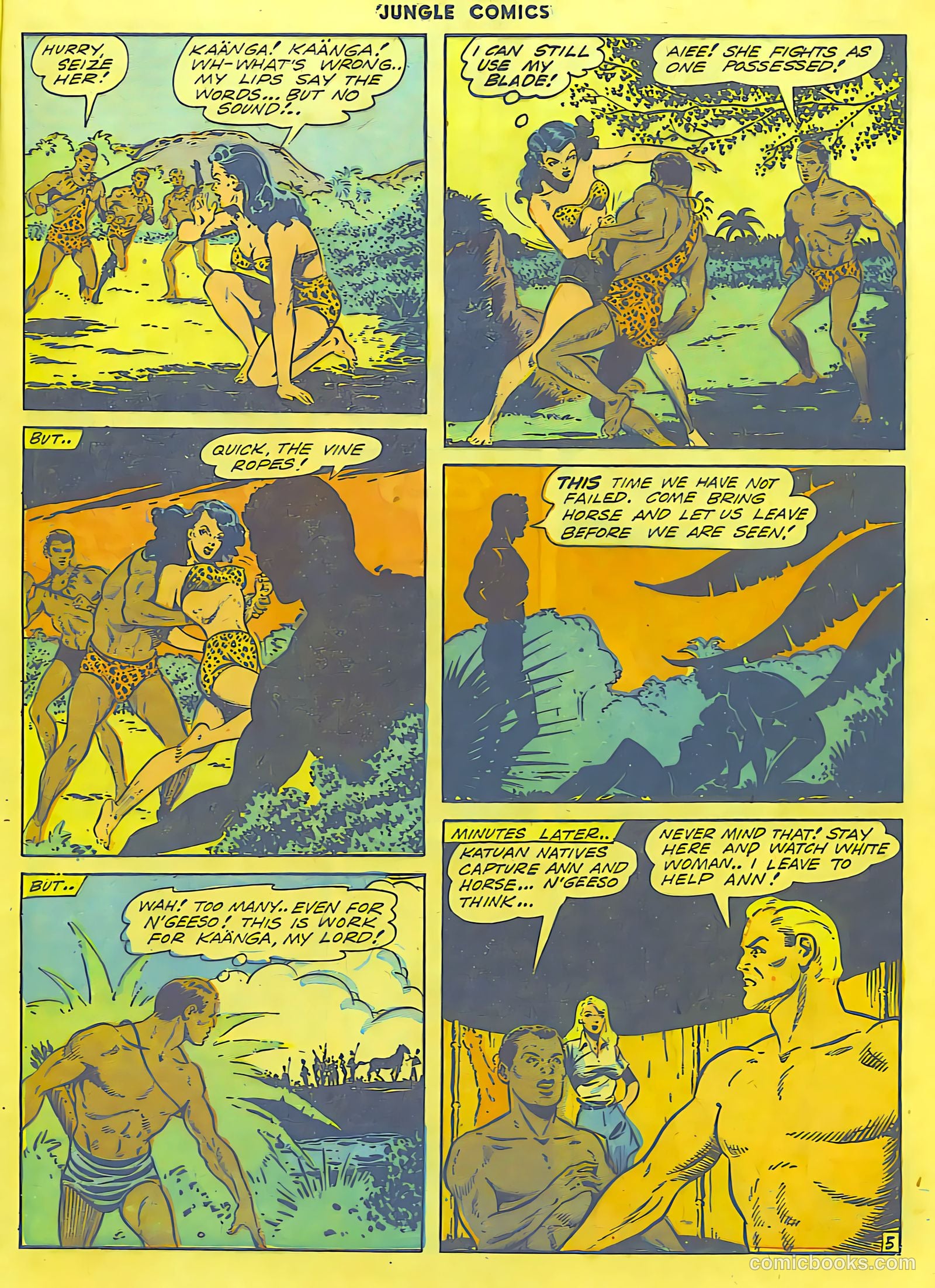 Jungle Comics #50 (1944) — page 7 of 60