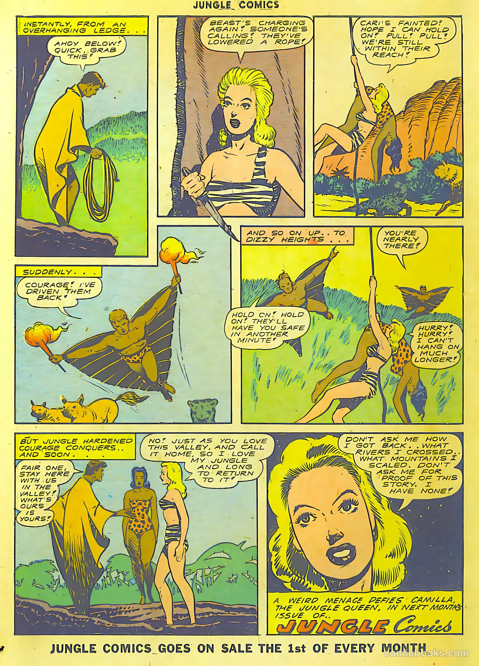 Jungle Comics #50 (1944) — page 58 of 60