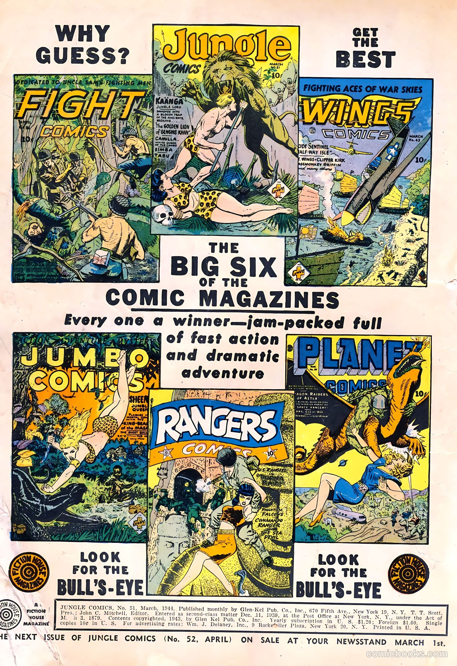 Jungle Comics #51 (1944) — page 2 of 60