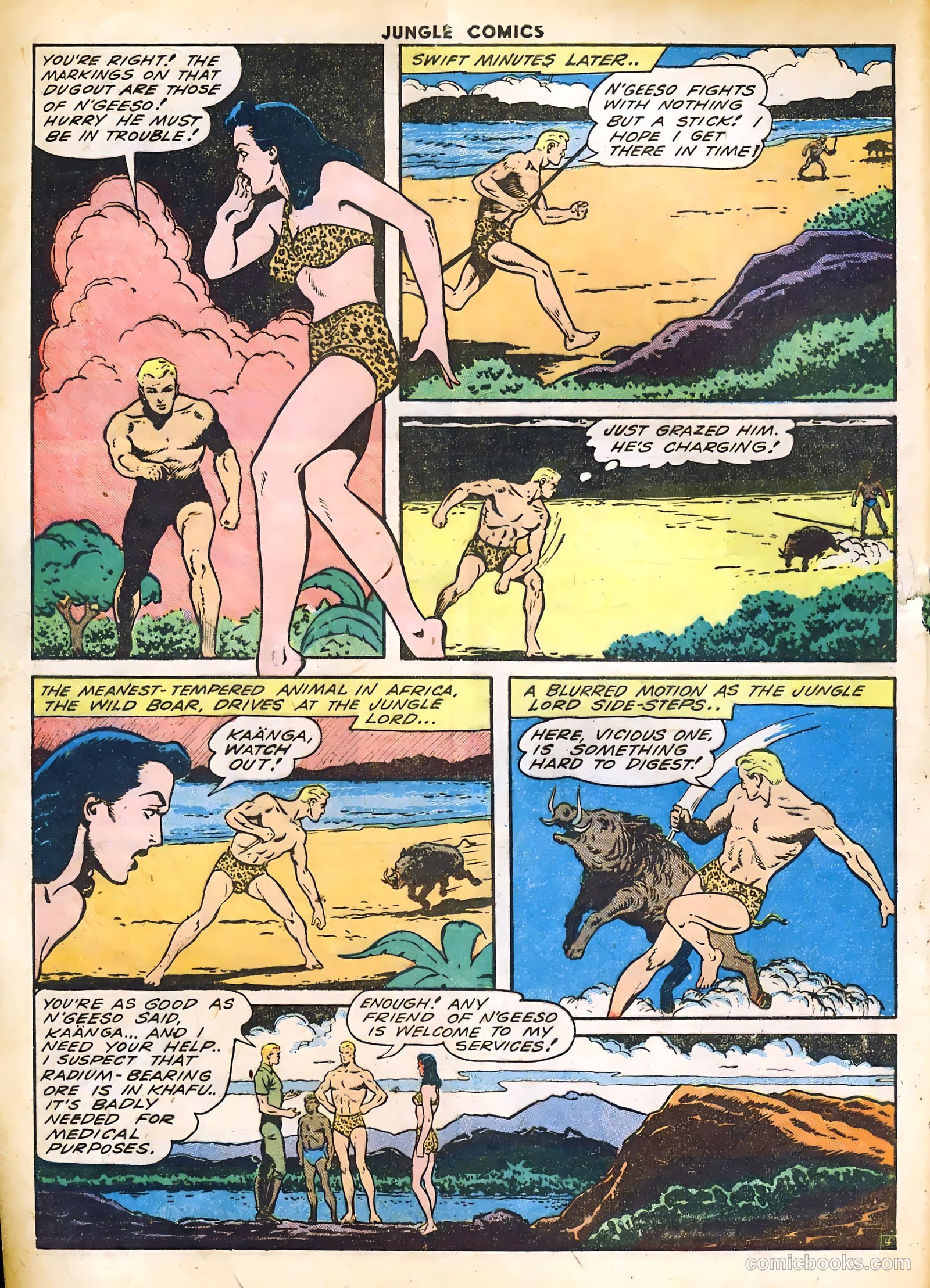 Jungle Comics #51 (1944) — page 6 of 60