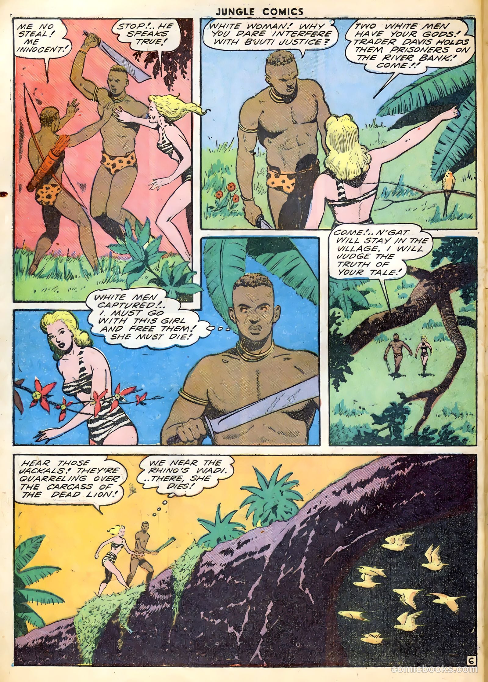 Jungle Comics #51 (1944) — page 54 of 60