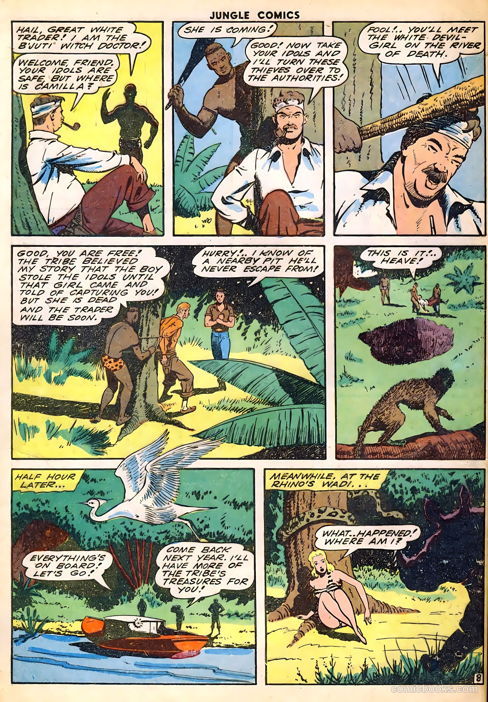 Jungle Comics #51 (1944) — page 56 of 60