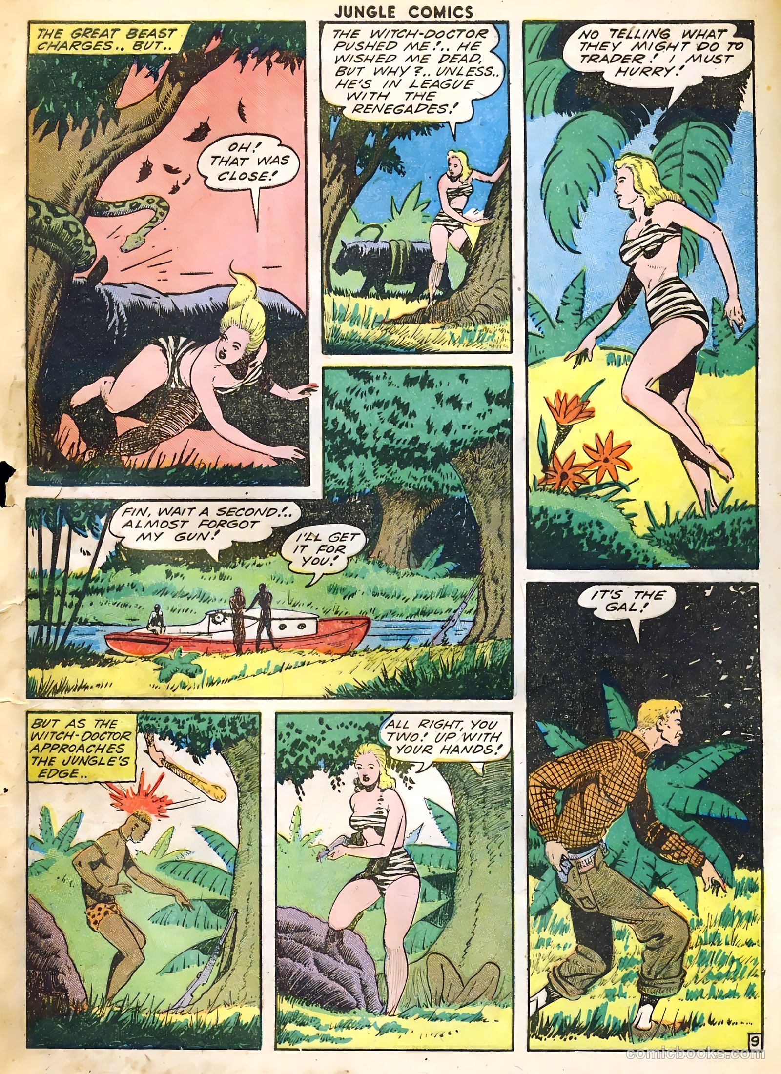 Jungle Comics #51 (1944) — page 57 of 60