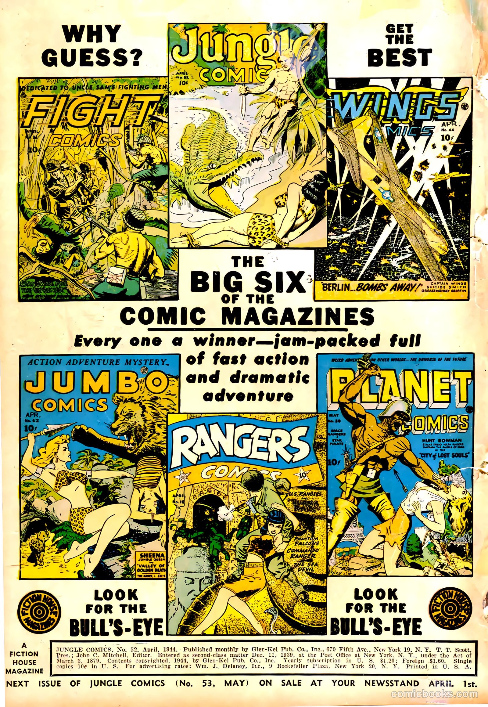 Jungle Comics #52 (1944) — page 2 of 52