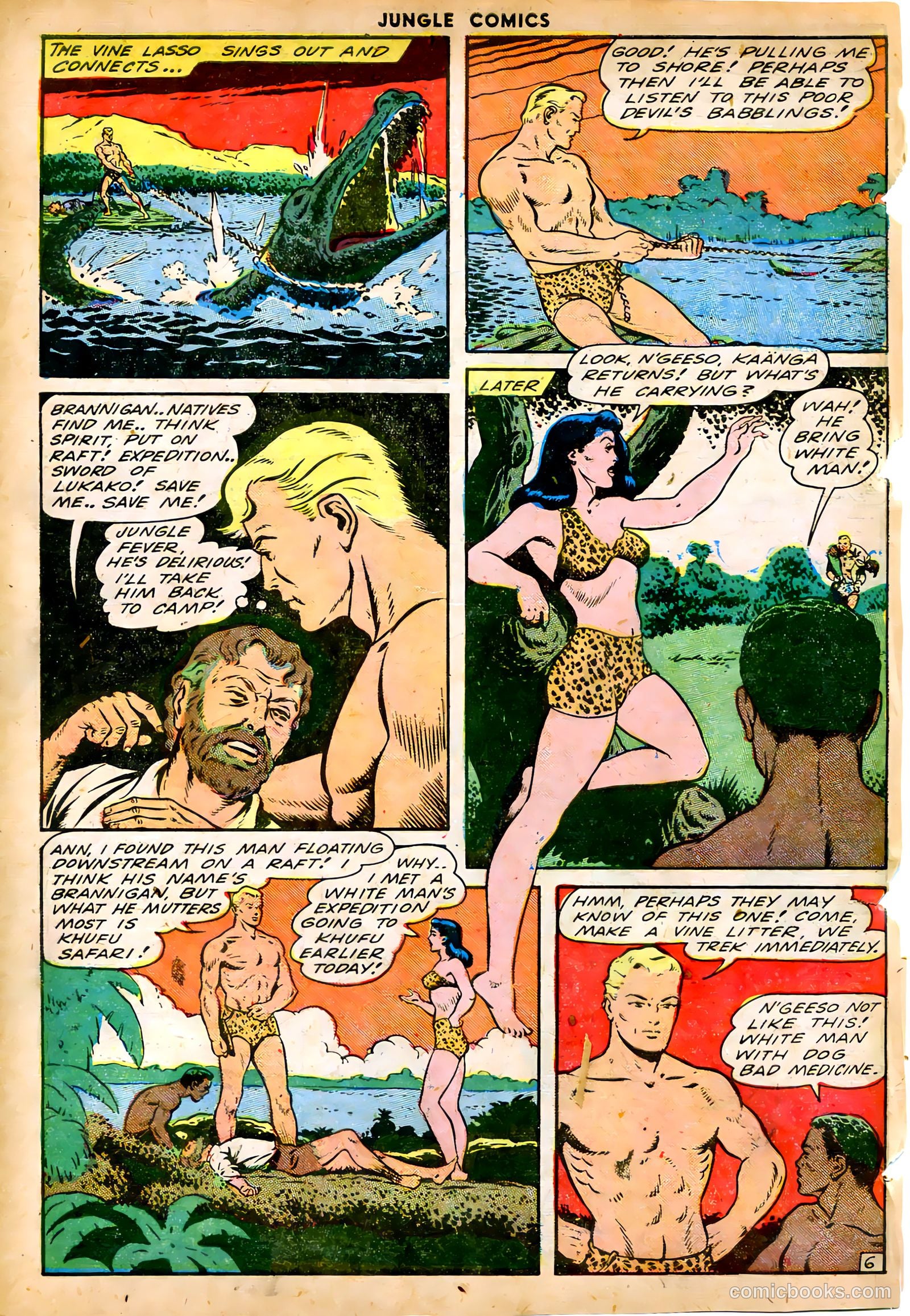 Jungle Comics #52 (1944) — page 8 of 52