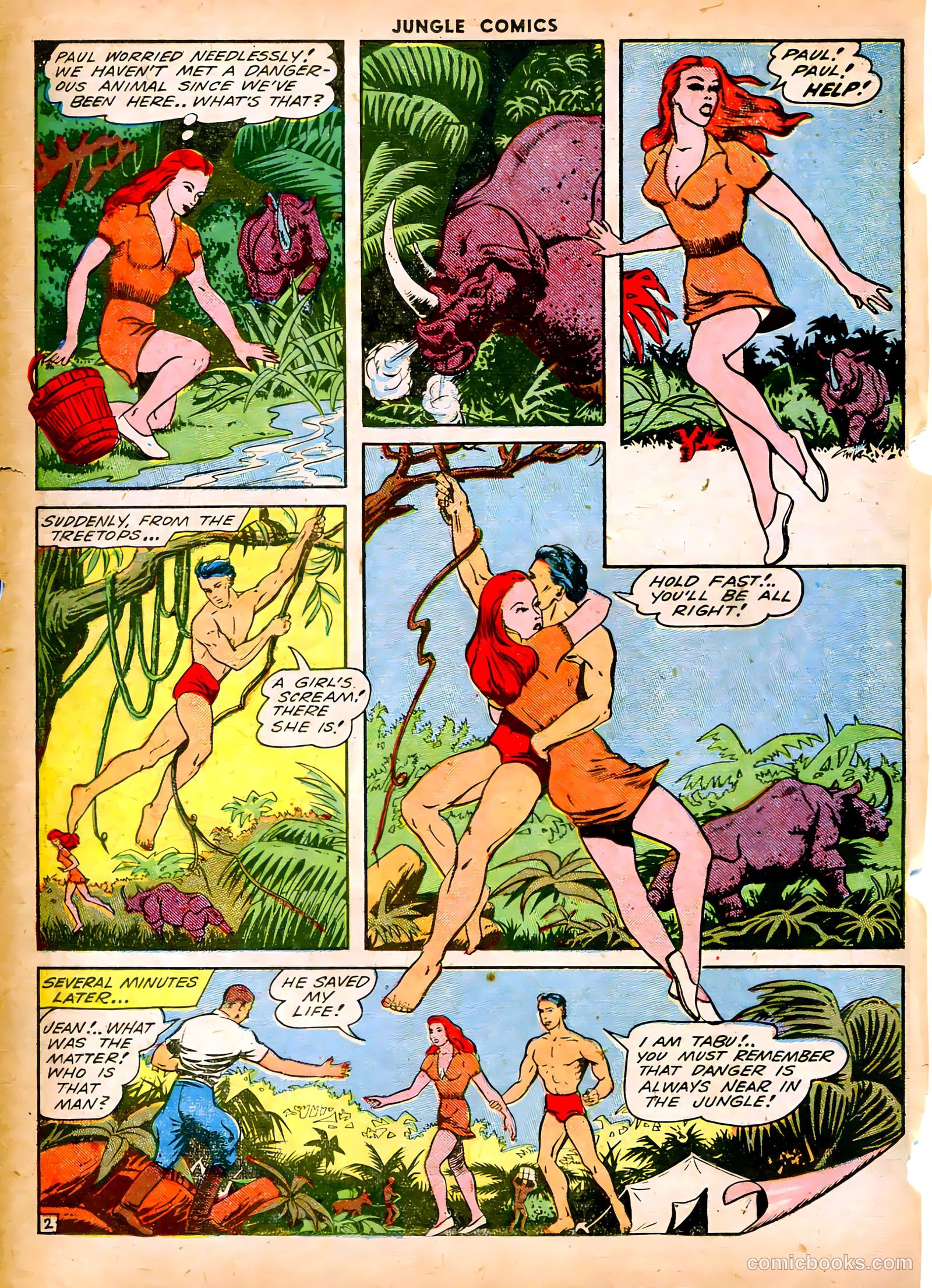 Jungle Comics #52 (1944) — page 36 of 52