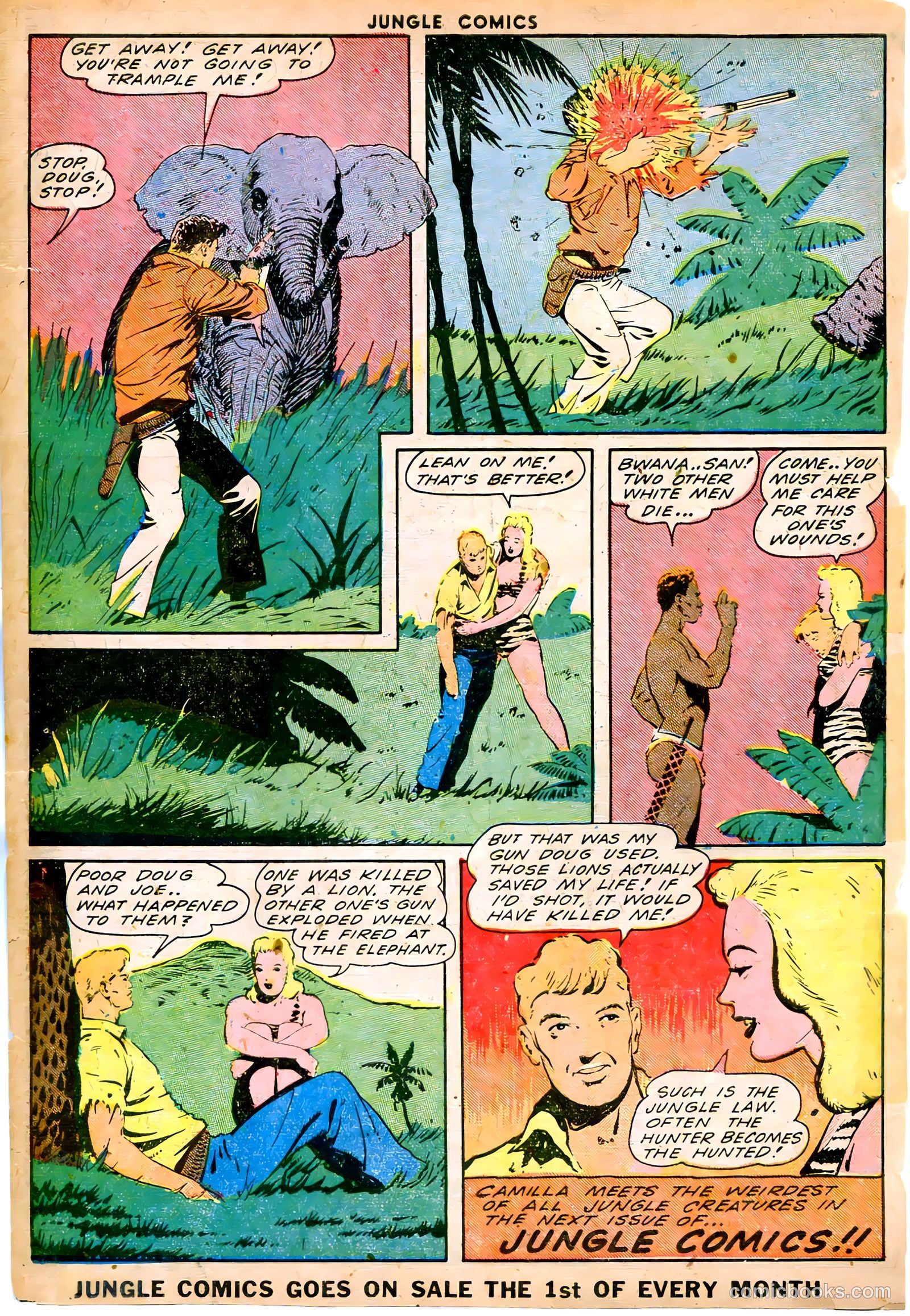 Jungle Comics #52 (1944) — page 50 of 52