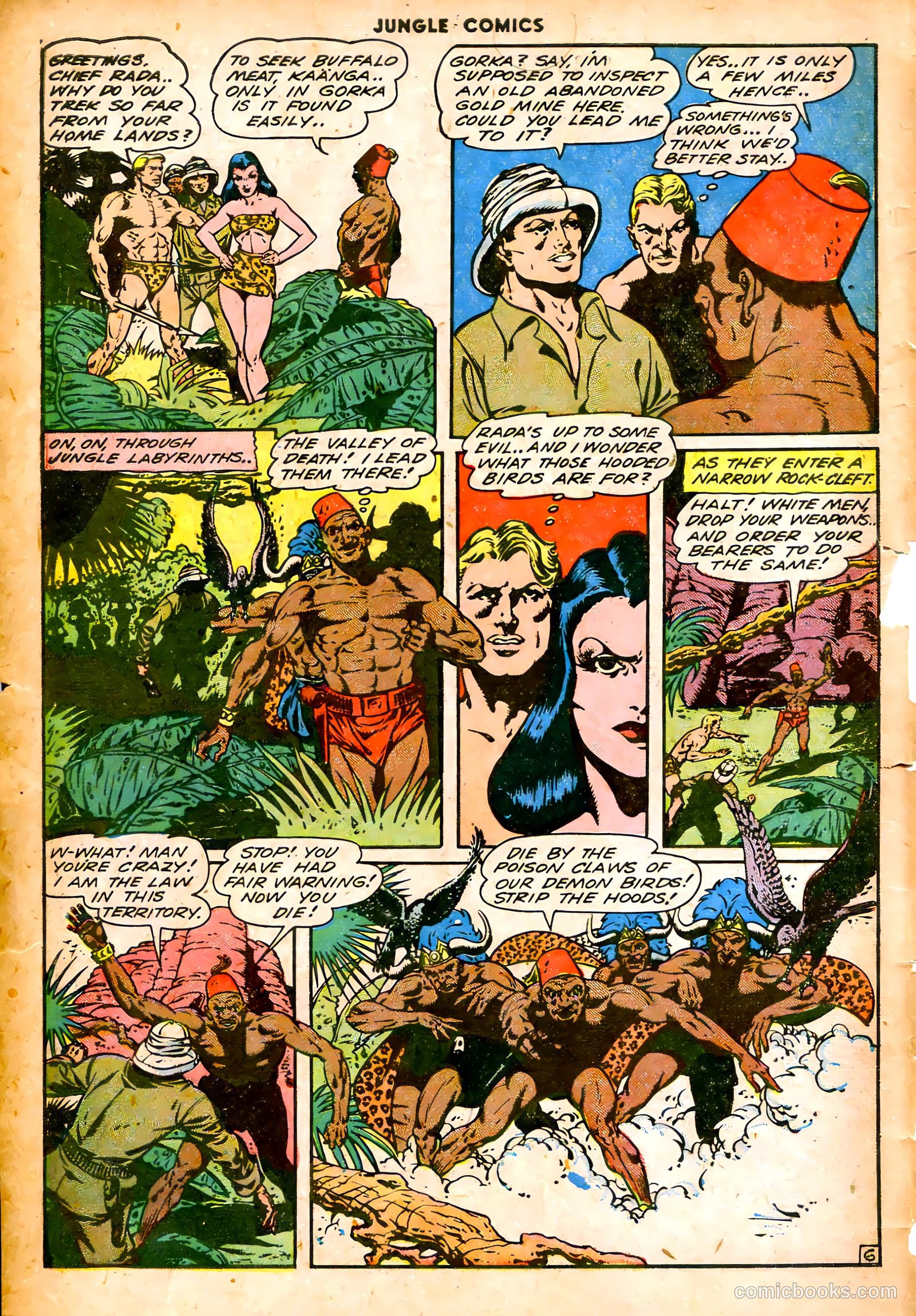 Jungle Comics #53 (1944) — page 8 of 52