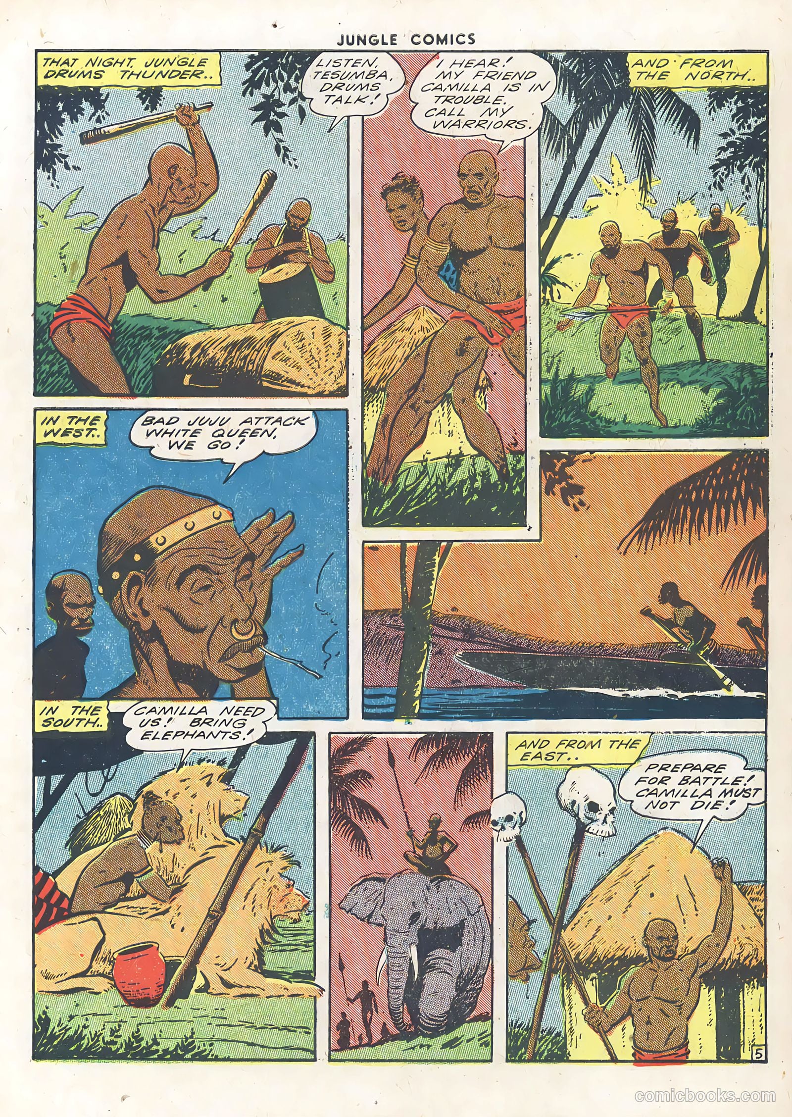 Jungle Comics #54 (1944) — page 47 of 52