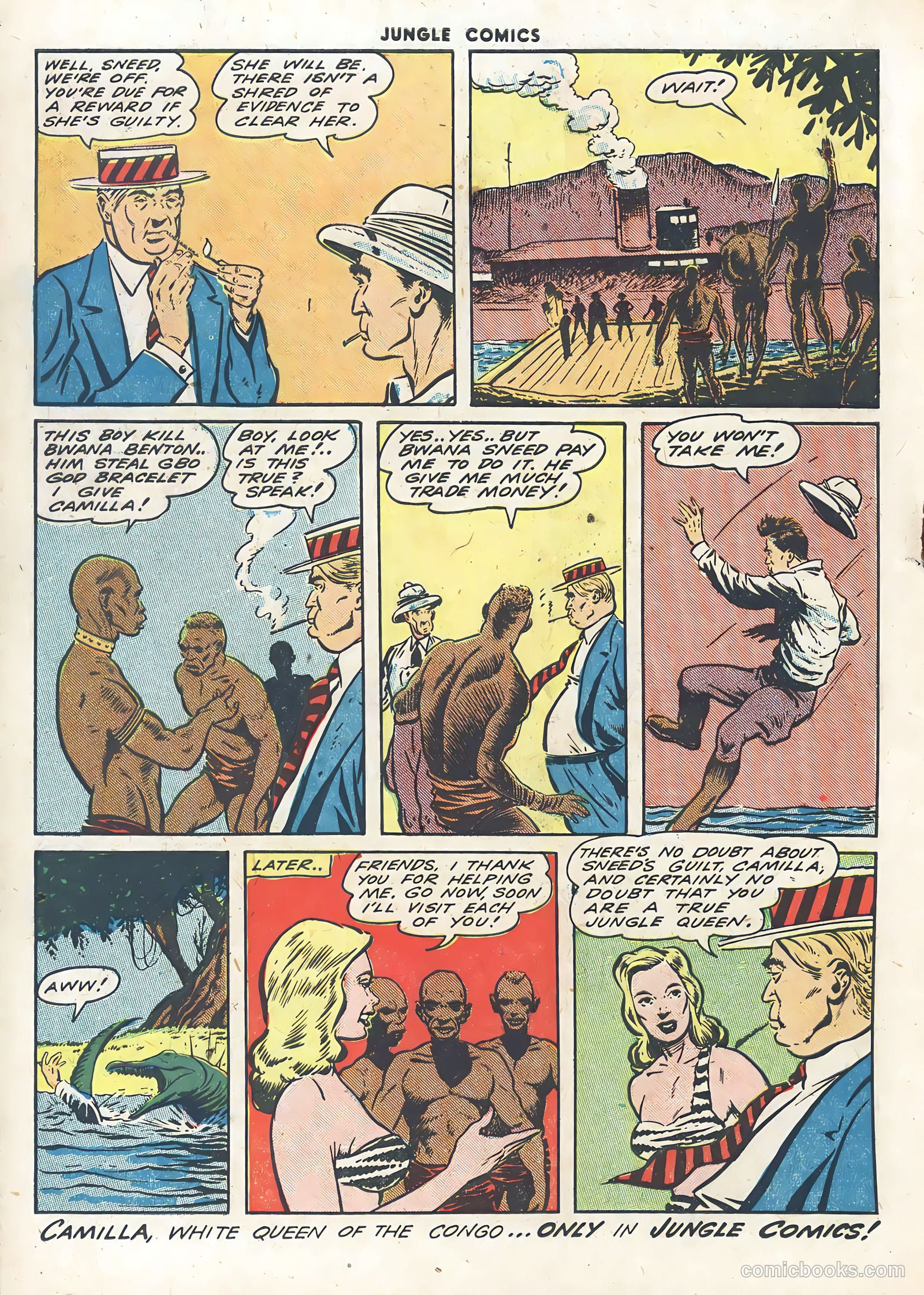 Jungle Comics #54 (1944) — page 50 of 52