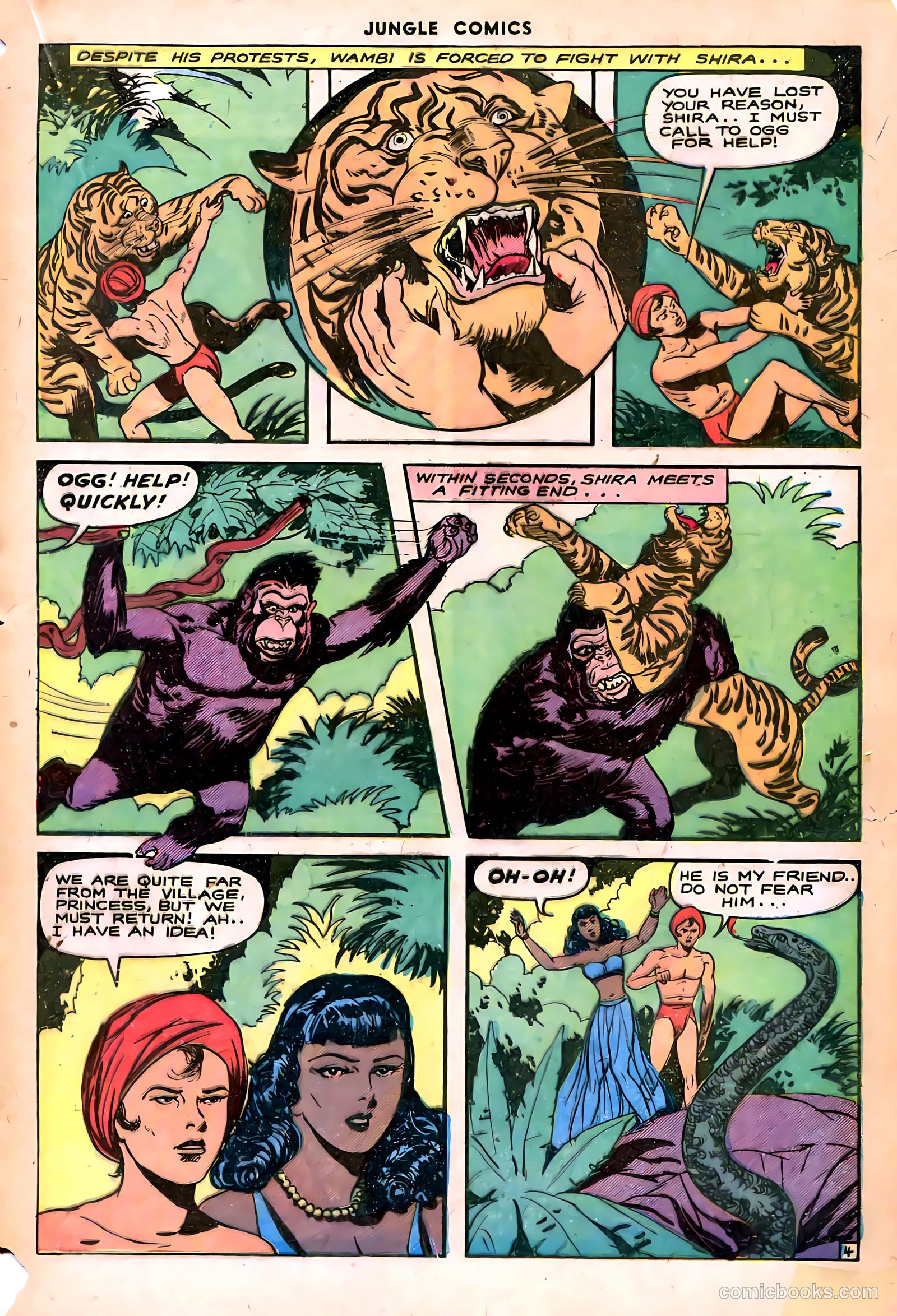Jungle Comics #55 (1944) — page 32 of 53