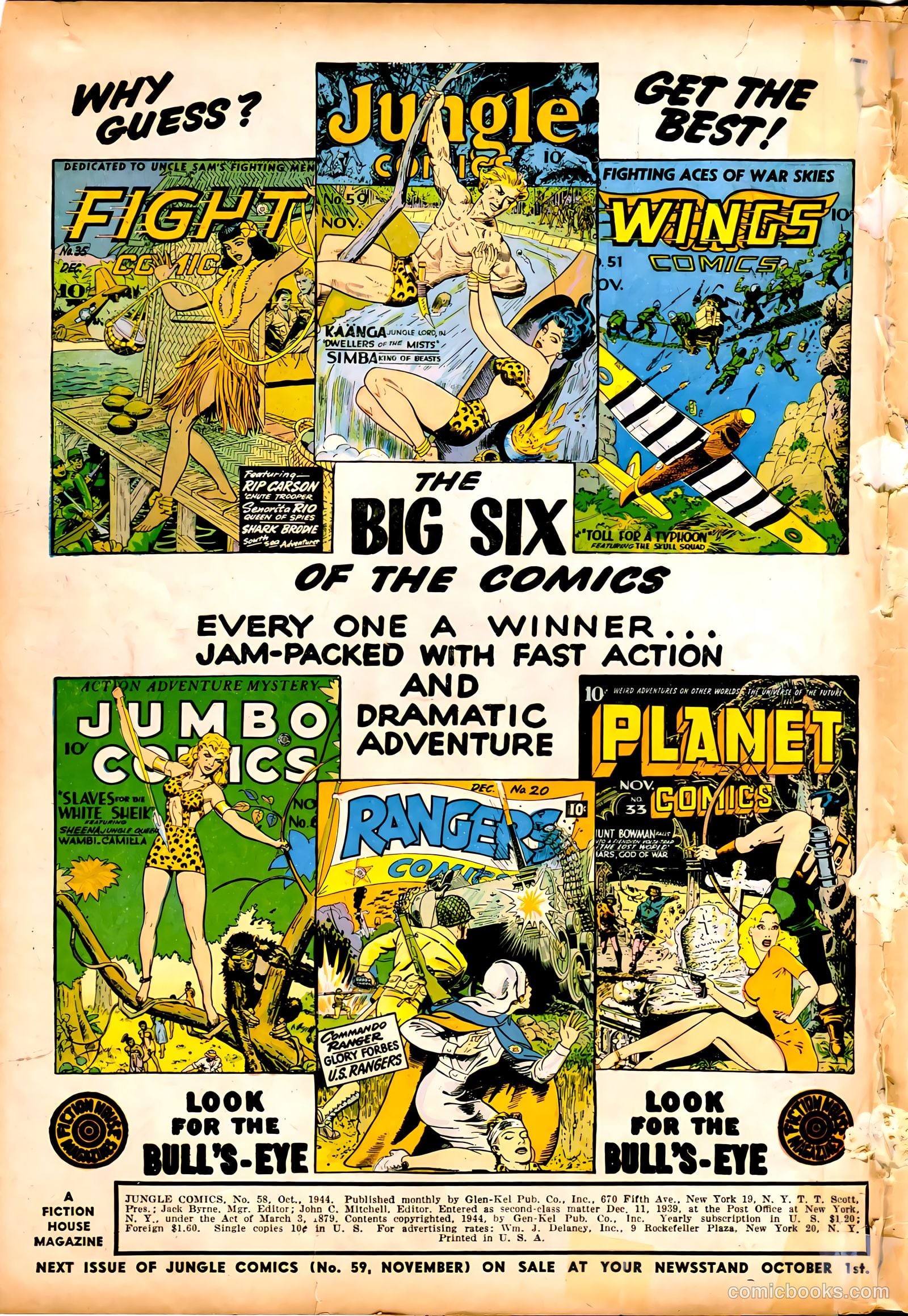 Jungle Comics #58 (1944) — page 2 of 52