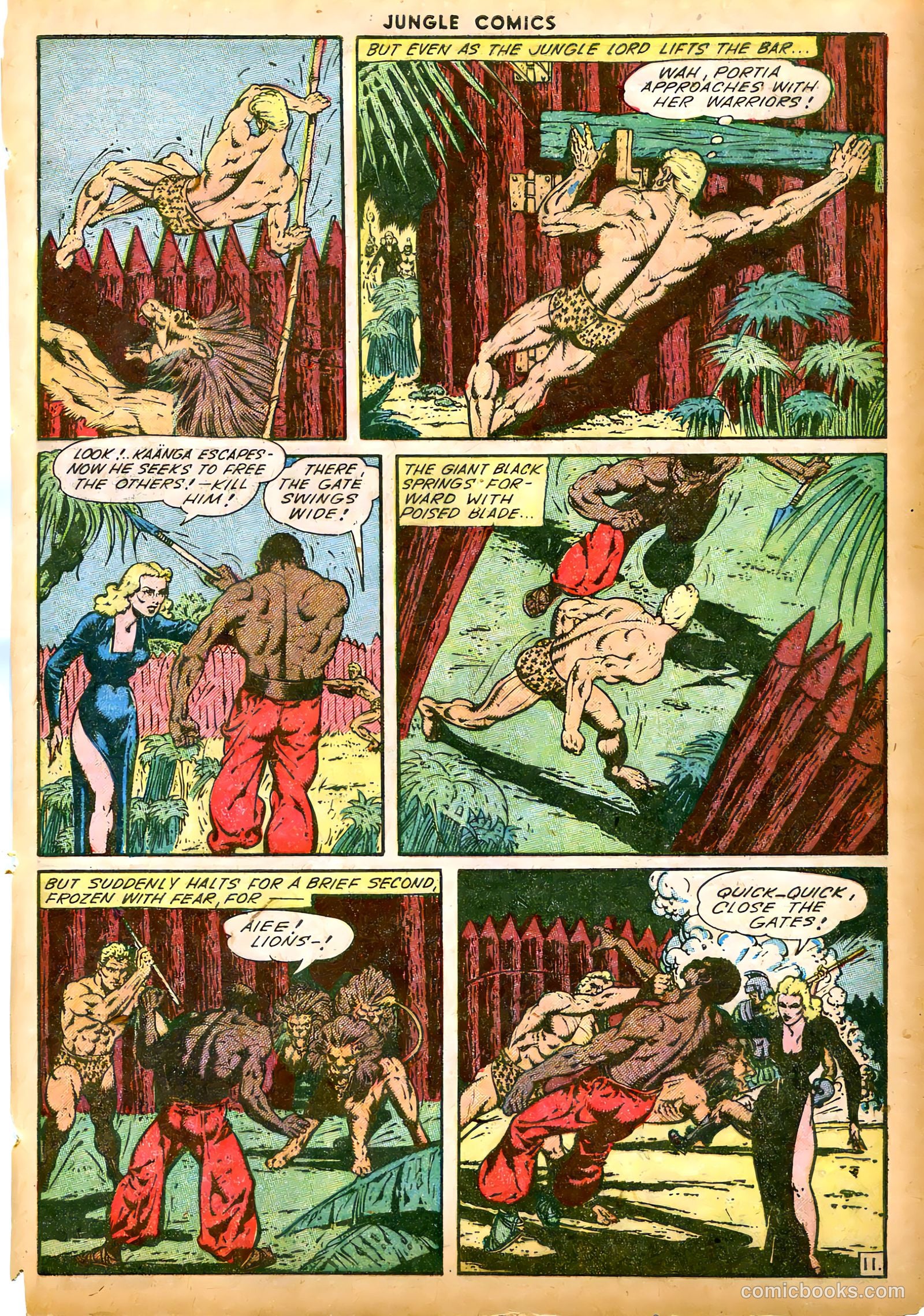 Jungle Comics #58 (1944) — page 13 of 52