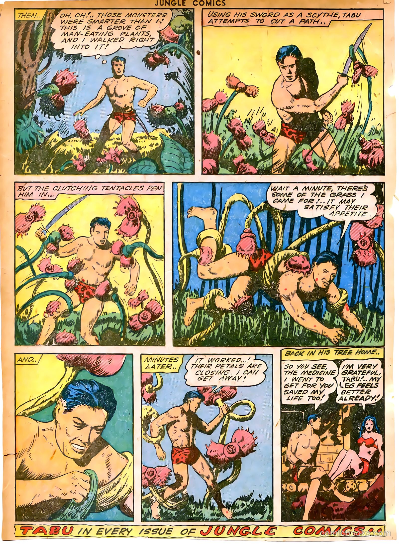 Jungle Comics #58 (1944) — page 28 of 52