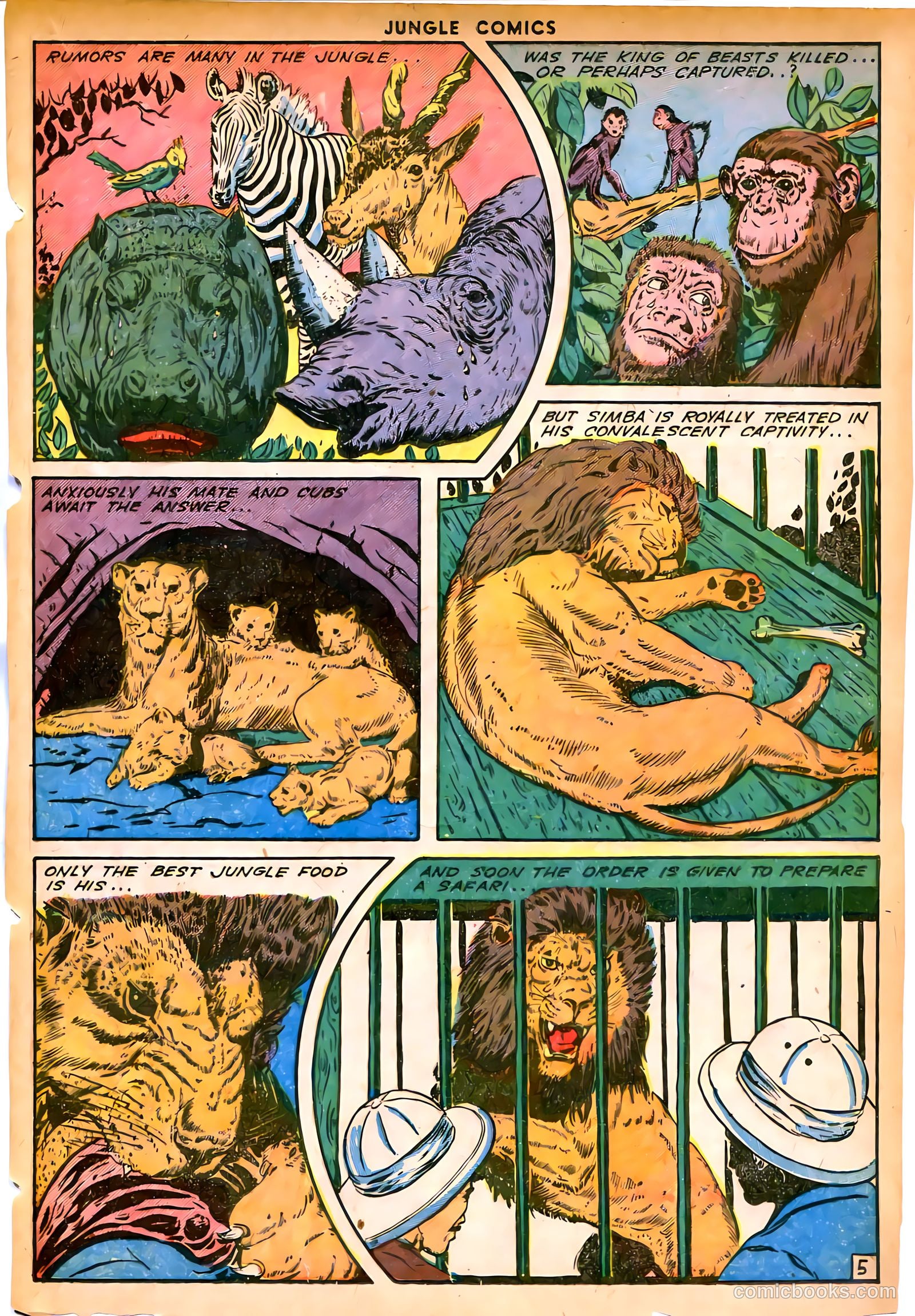 Jungle Comics #58 (1944) — page 35 of 52