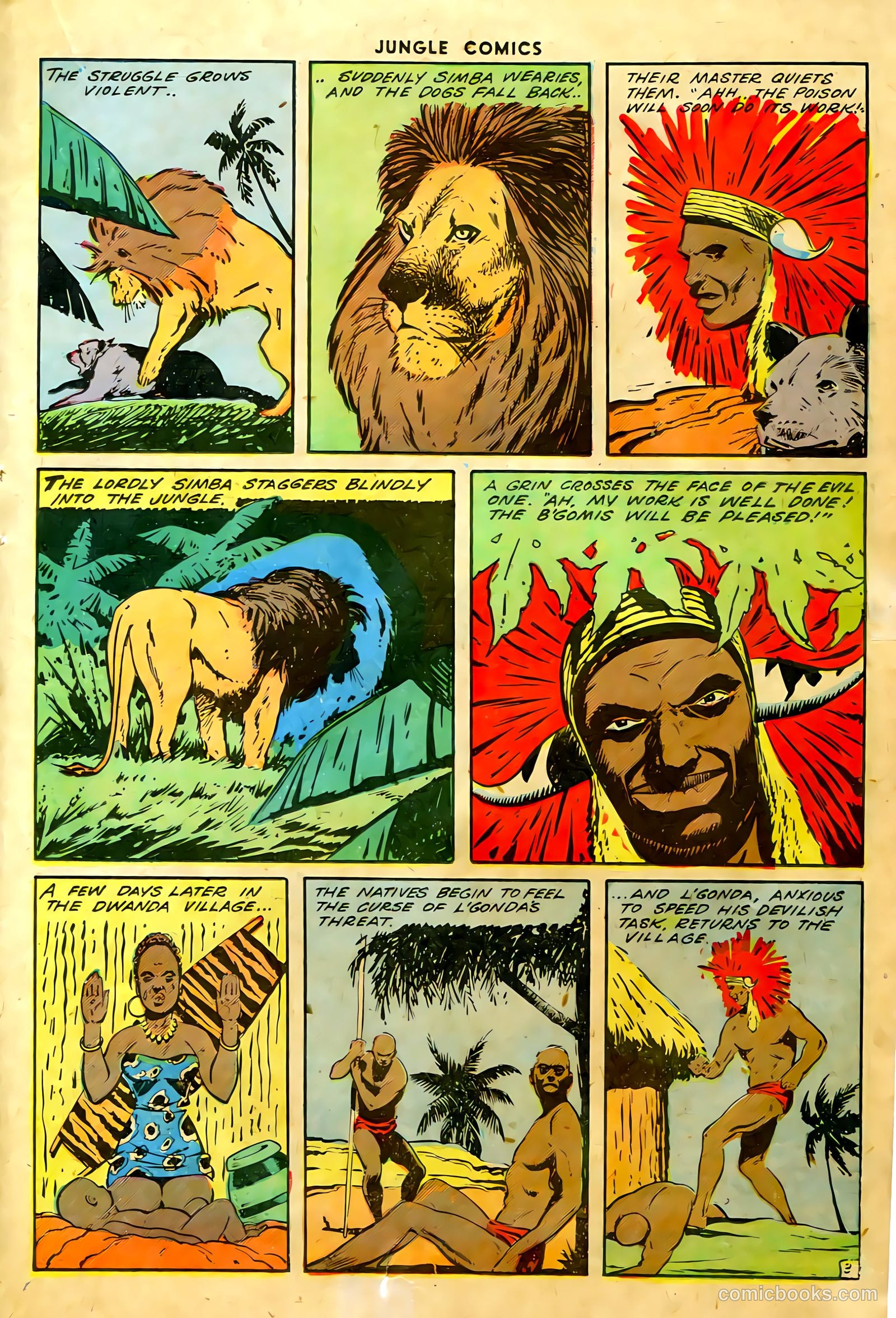 Jungle Comics #60 (1944) — page 34 of 53