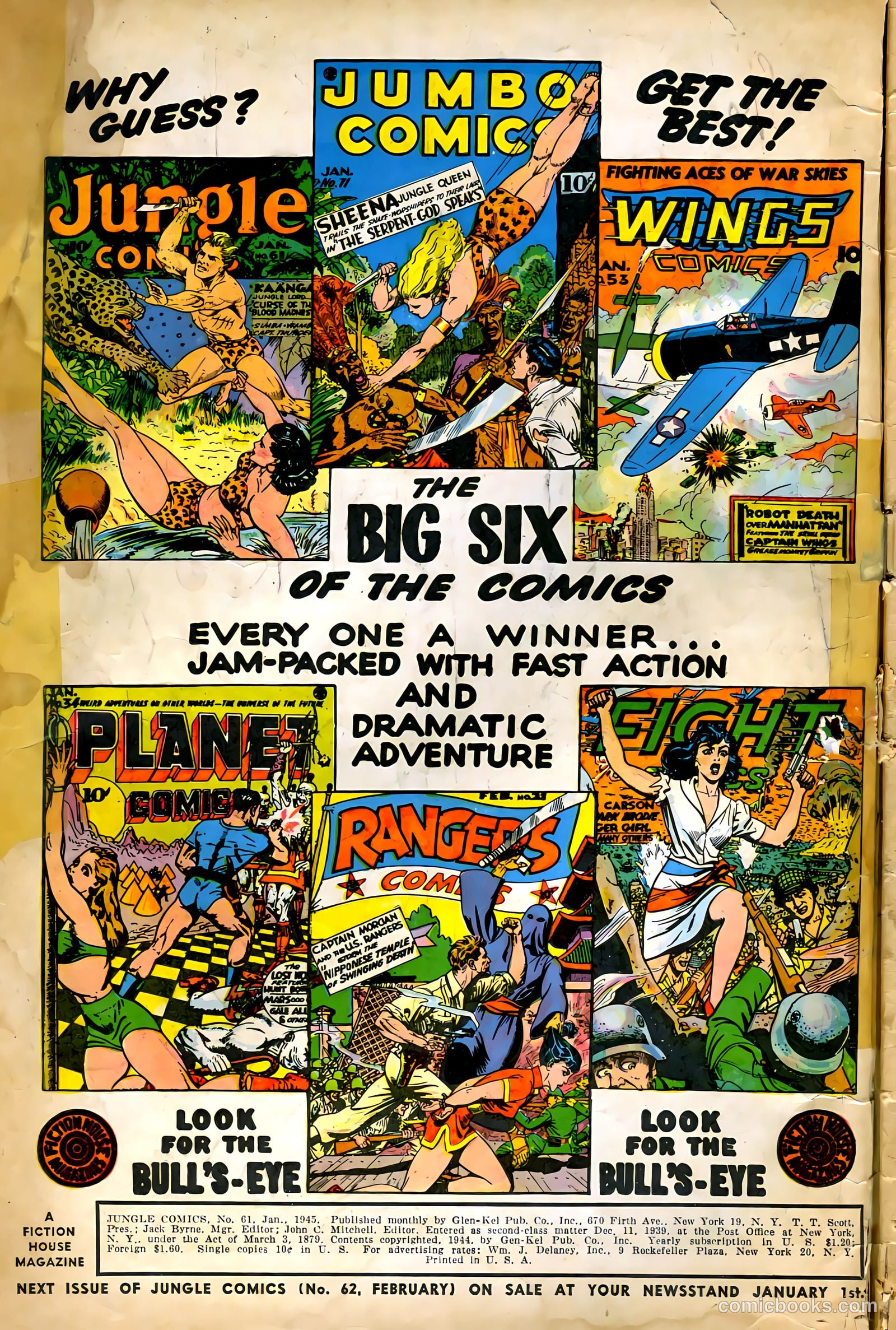 Jungle Comics #61 (1945) — page 2 of 52