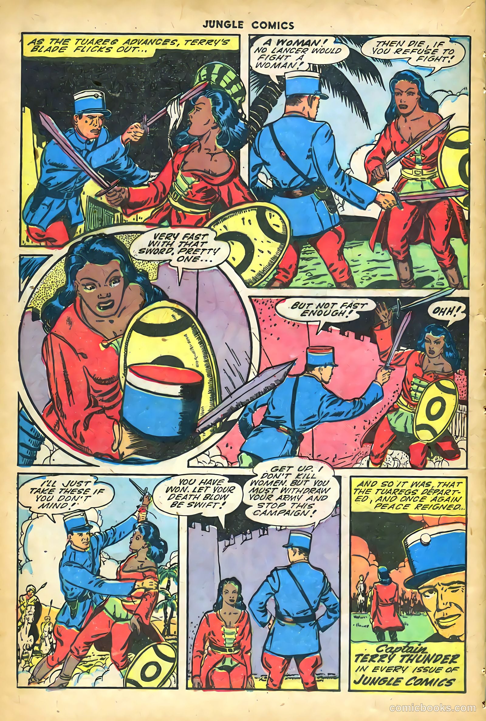 Jungle Comics #61 (1945) — page 42 of 52
