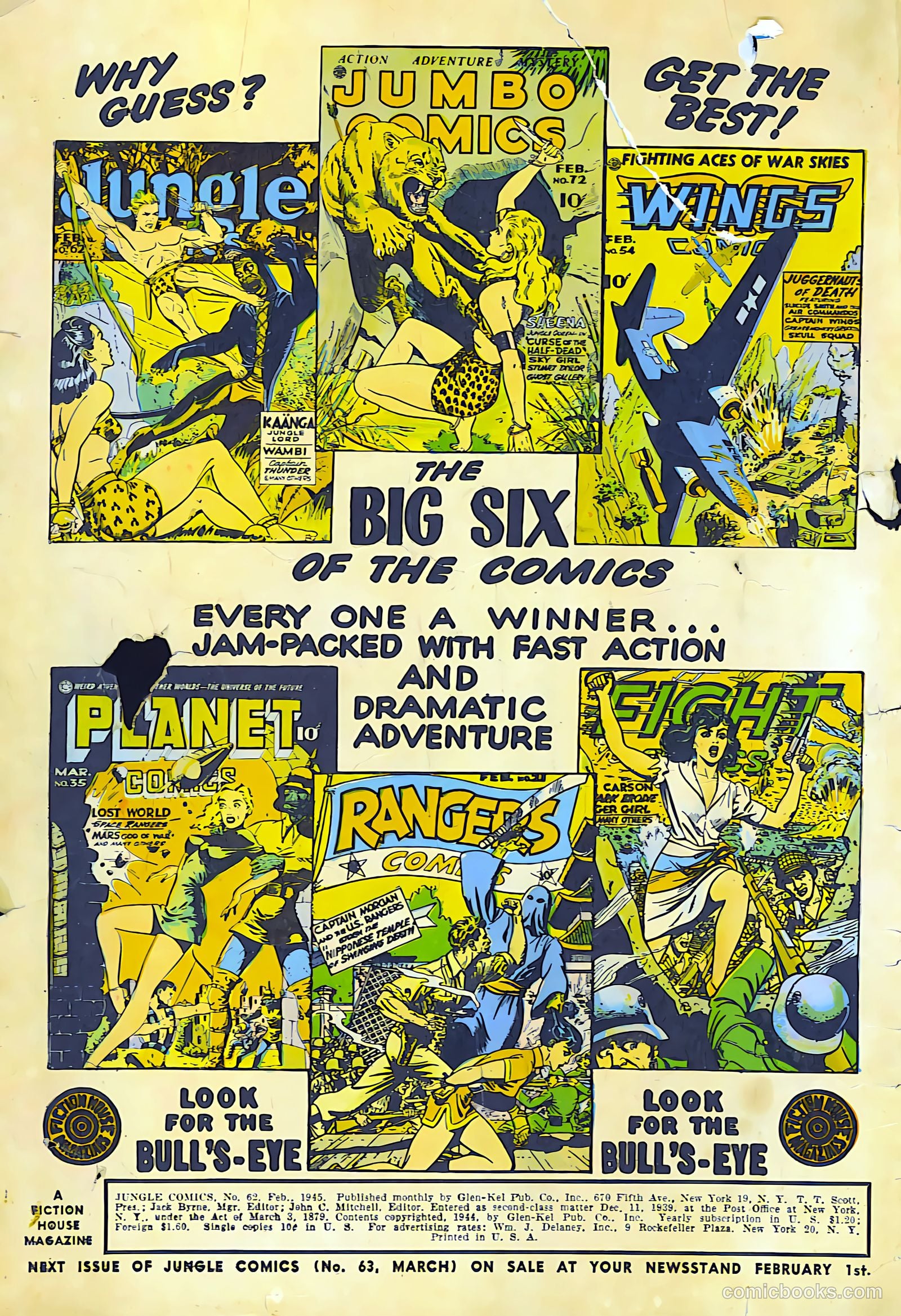 Jungle Comics #62 (1945) — page 2 of 52