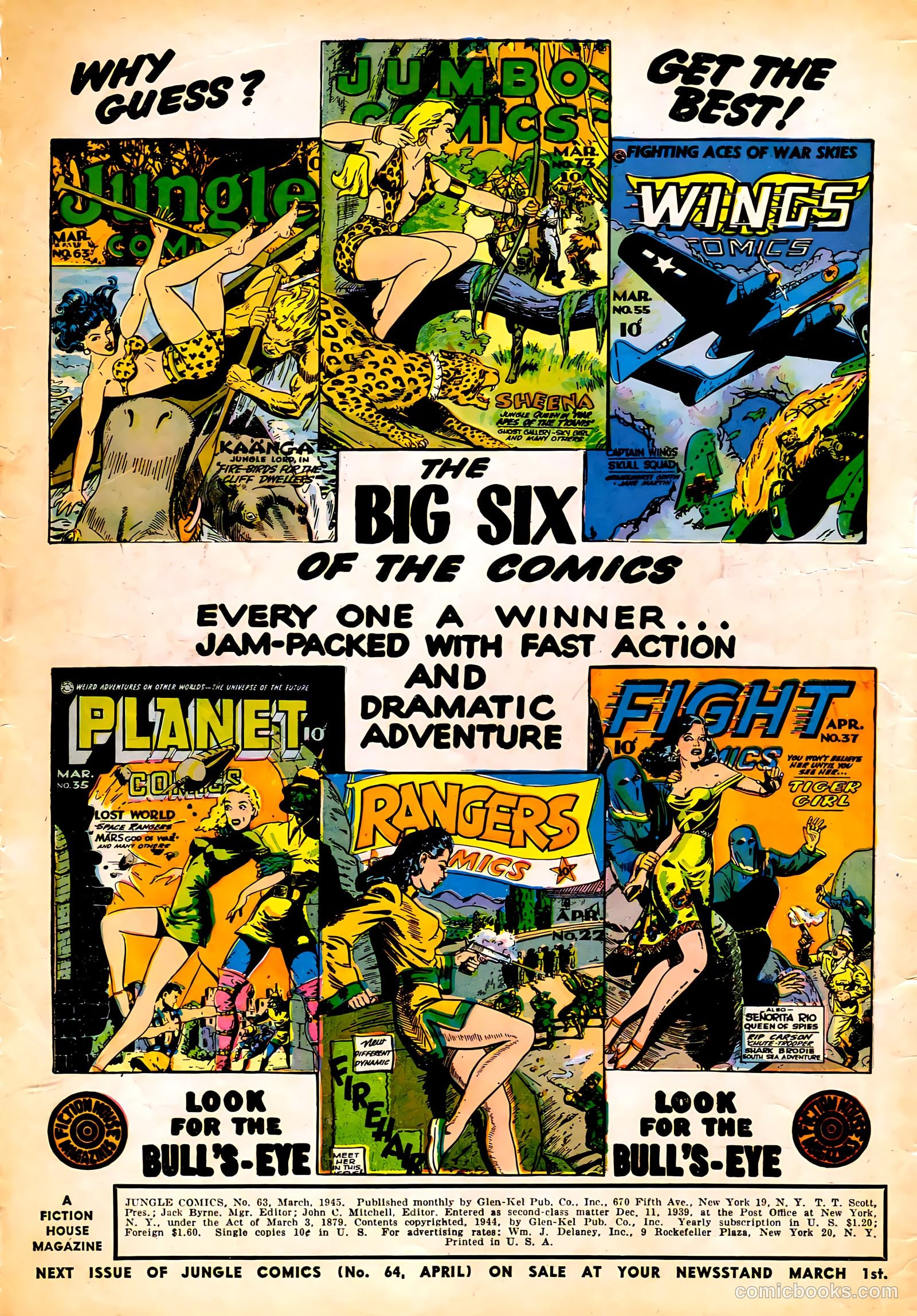 Jungle Comics #63 (1945) — page 3 of 53