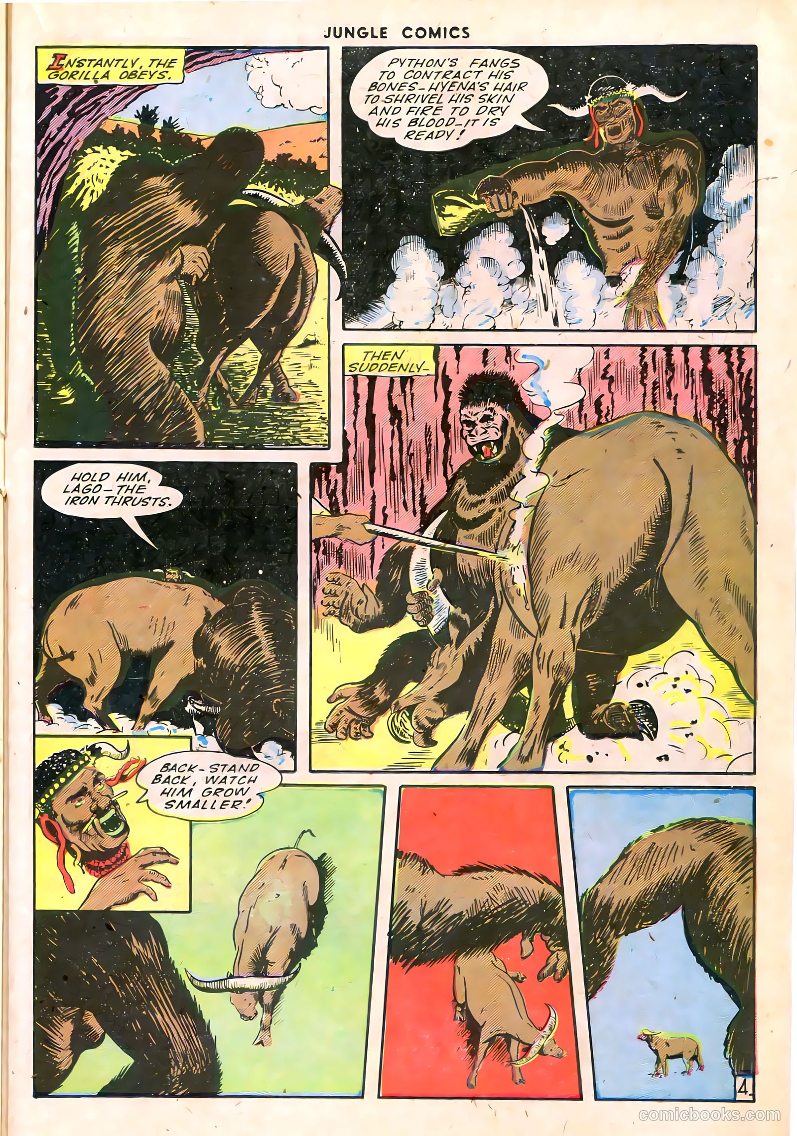 Jungle Comics #63 (1945) — page 34 of 53