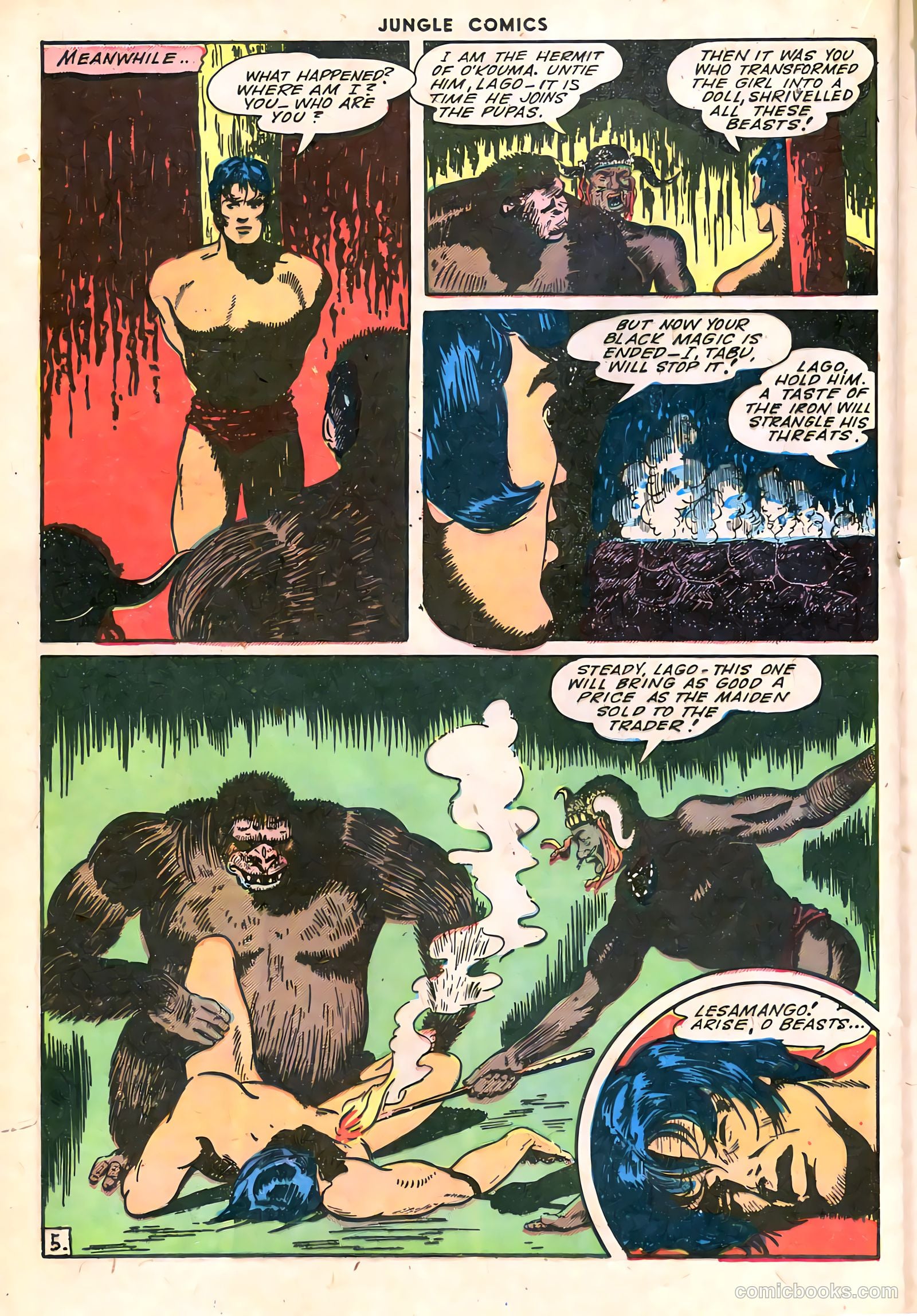 Jungle Comics #63 (1945) — page 35 of 53