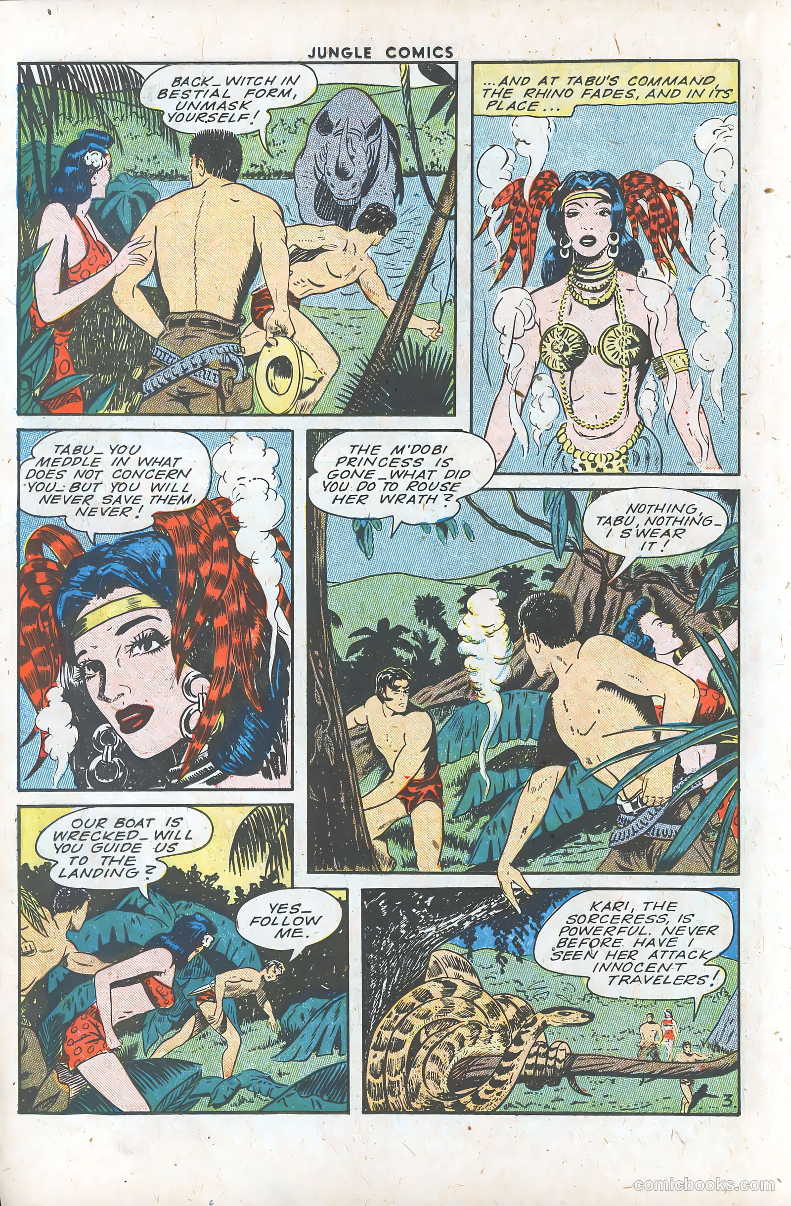 Jungle Comics #64 (1945) — page 32 of 52