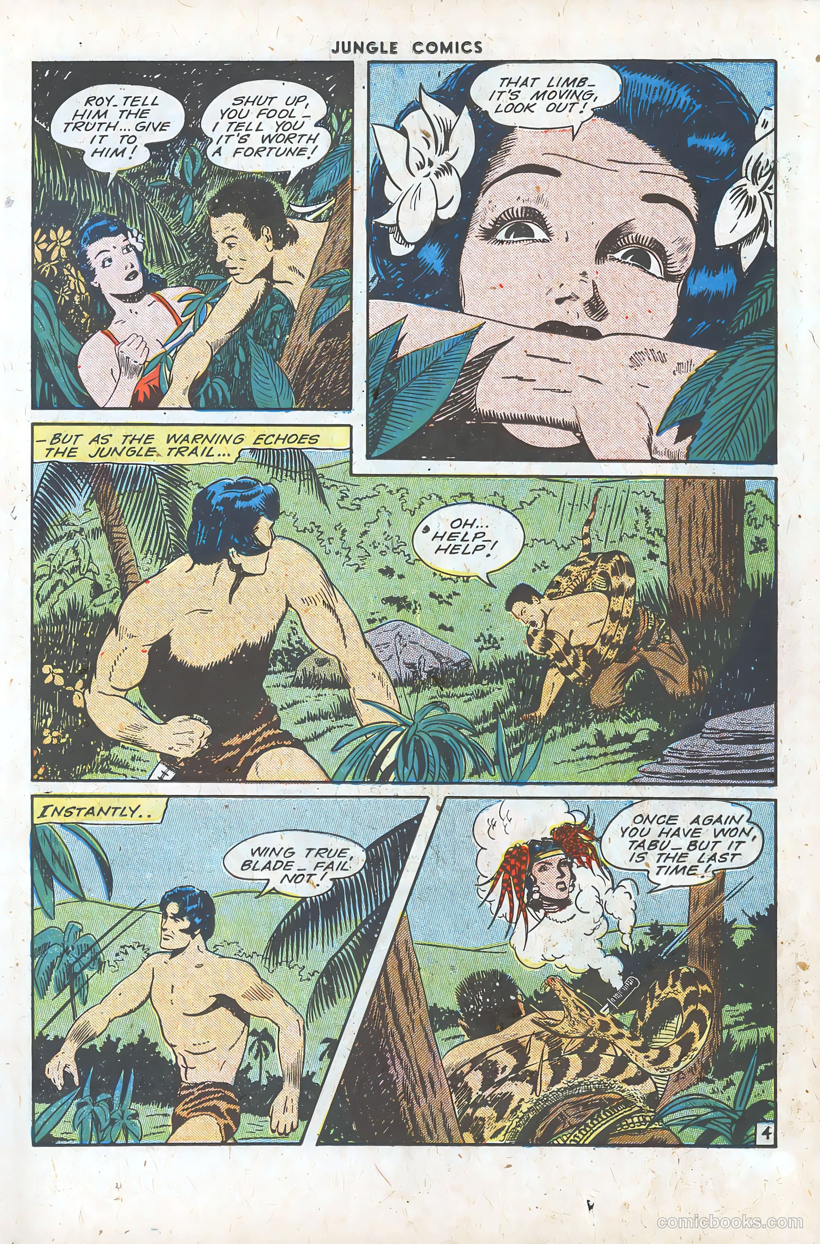Jungle Comics #64 (1945) — page 33 of 52