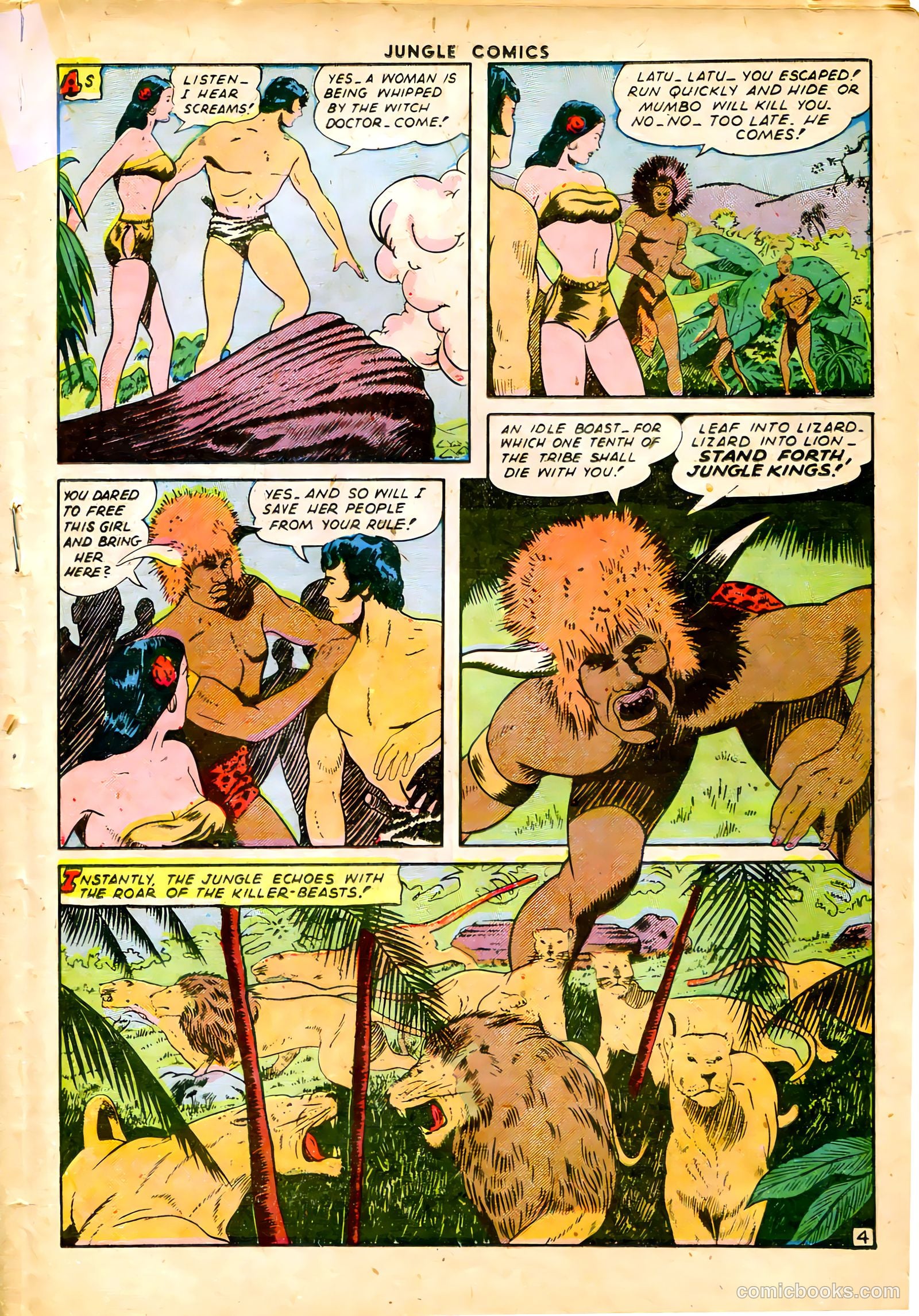Jungle Comics #65 (1945) — page 33 of 52