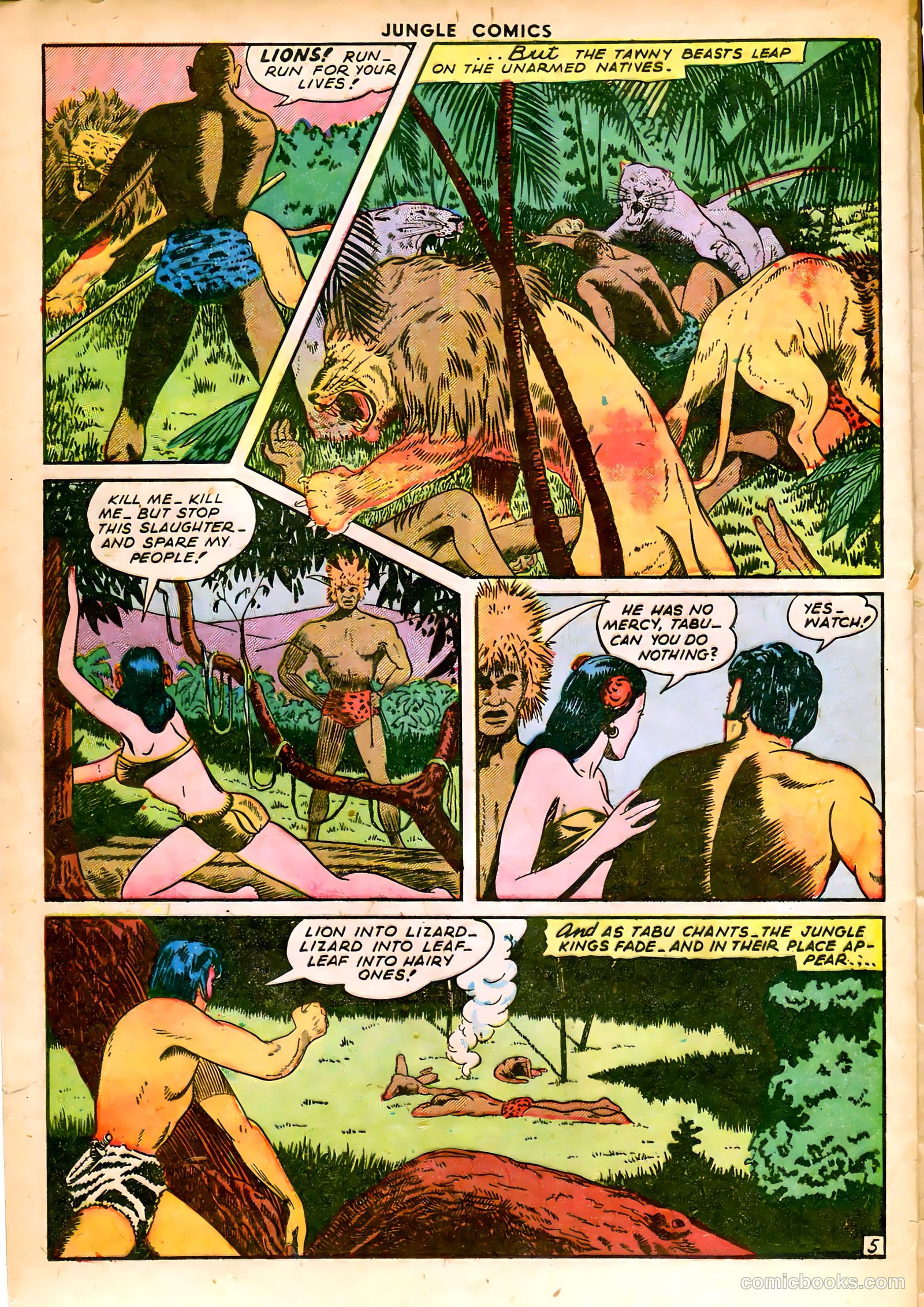 Jungle Comics #65 (1945) — page 34 of 52