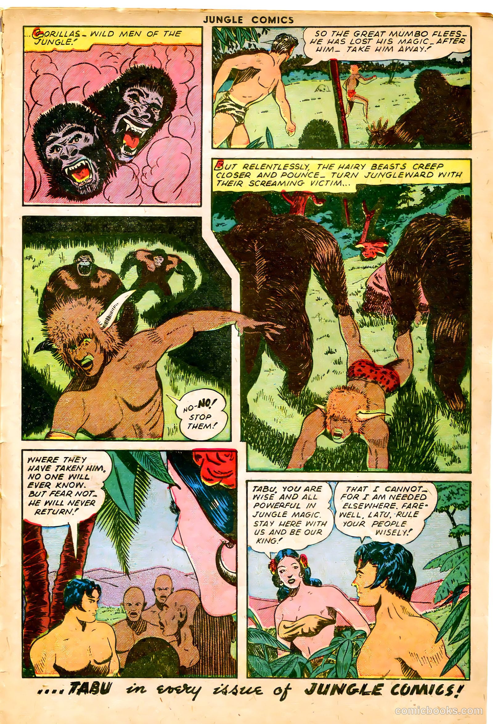 Jungle Comics #65 (1945) — page 35 of 52