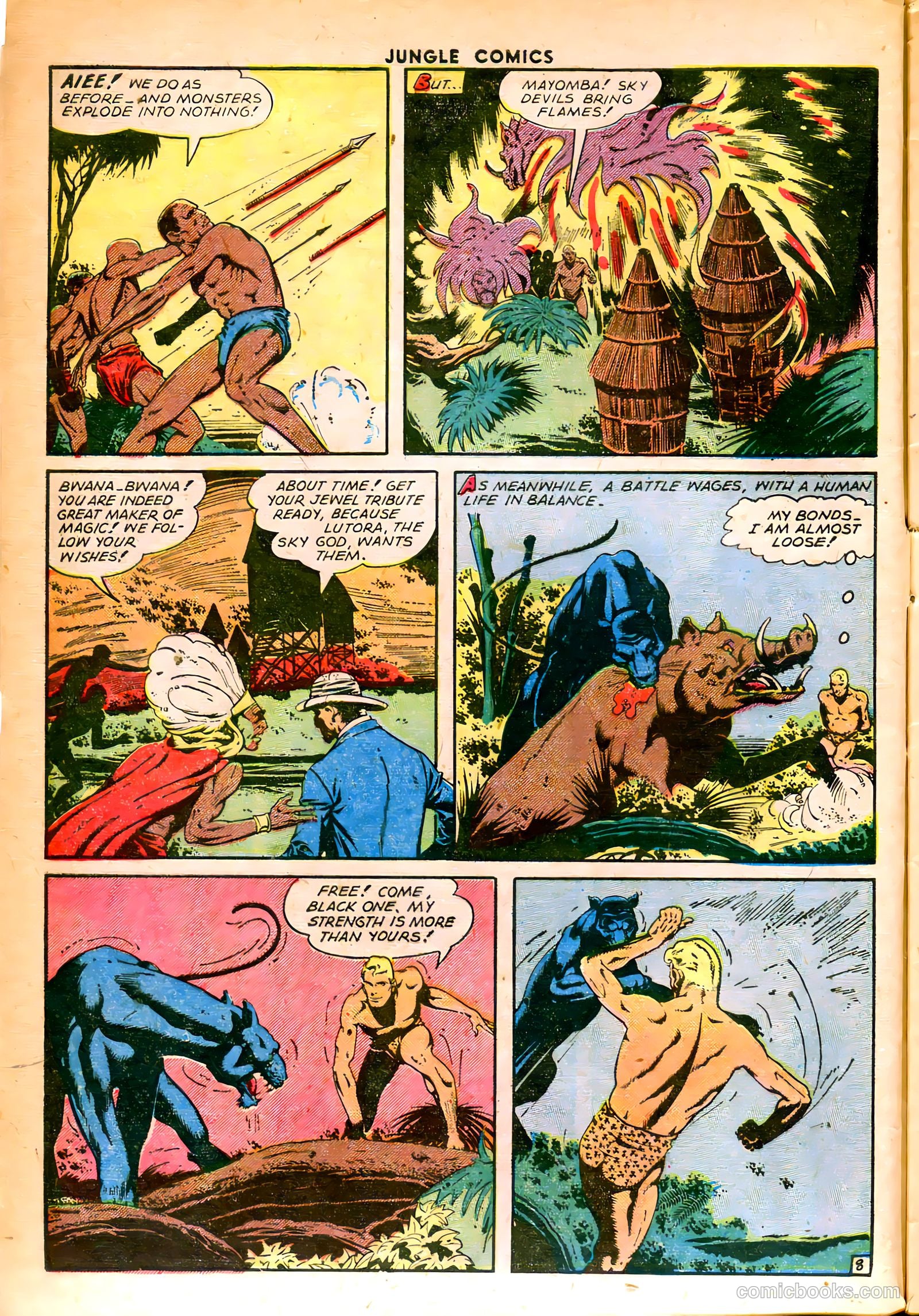 Jungle Comics #66 (1945) — page 10 of 52