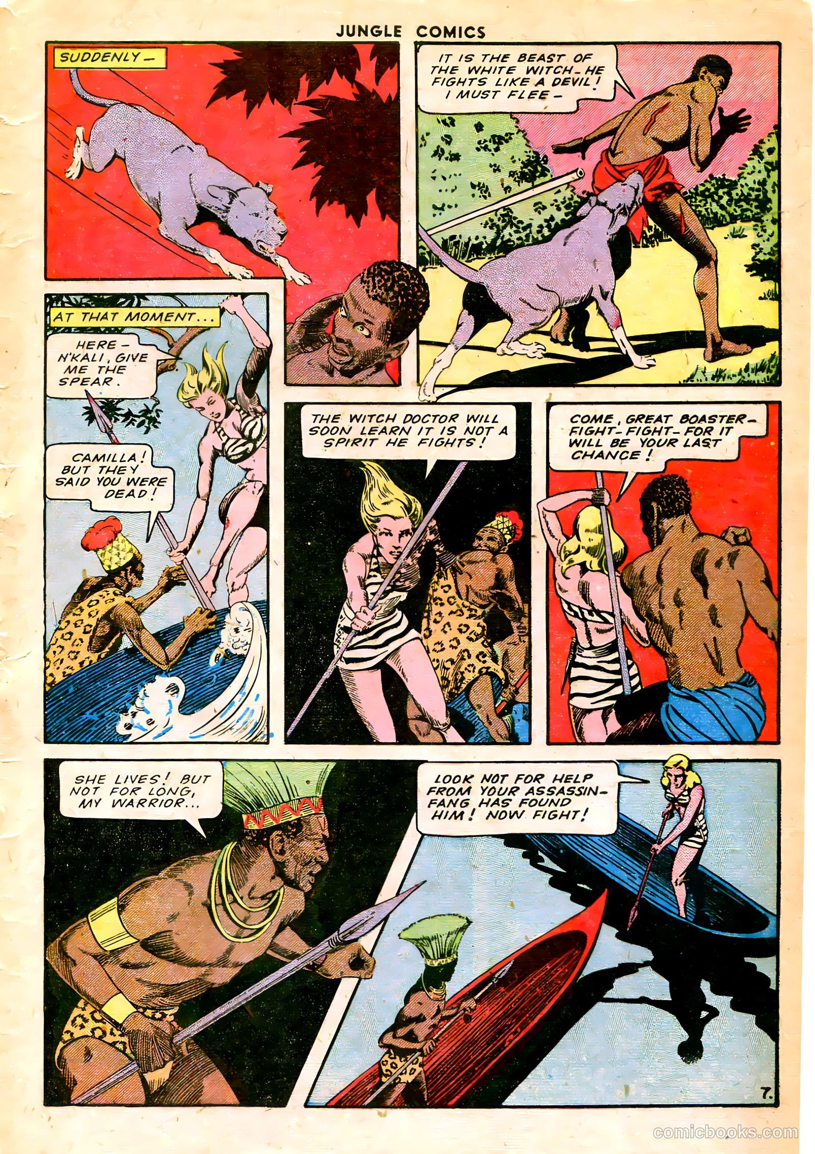 Jungle Comics #66 (1945) — page 49 of 52