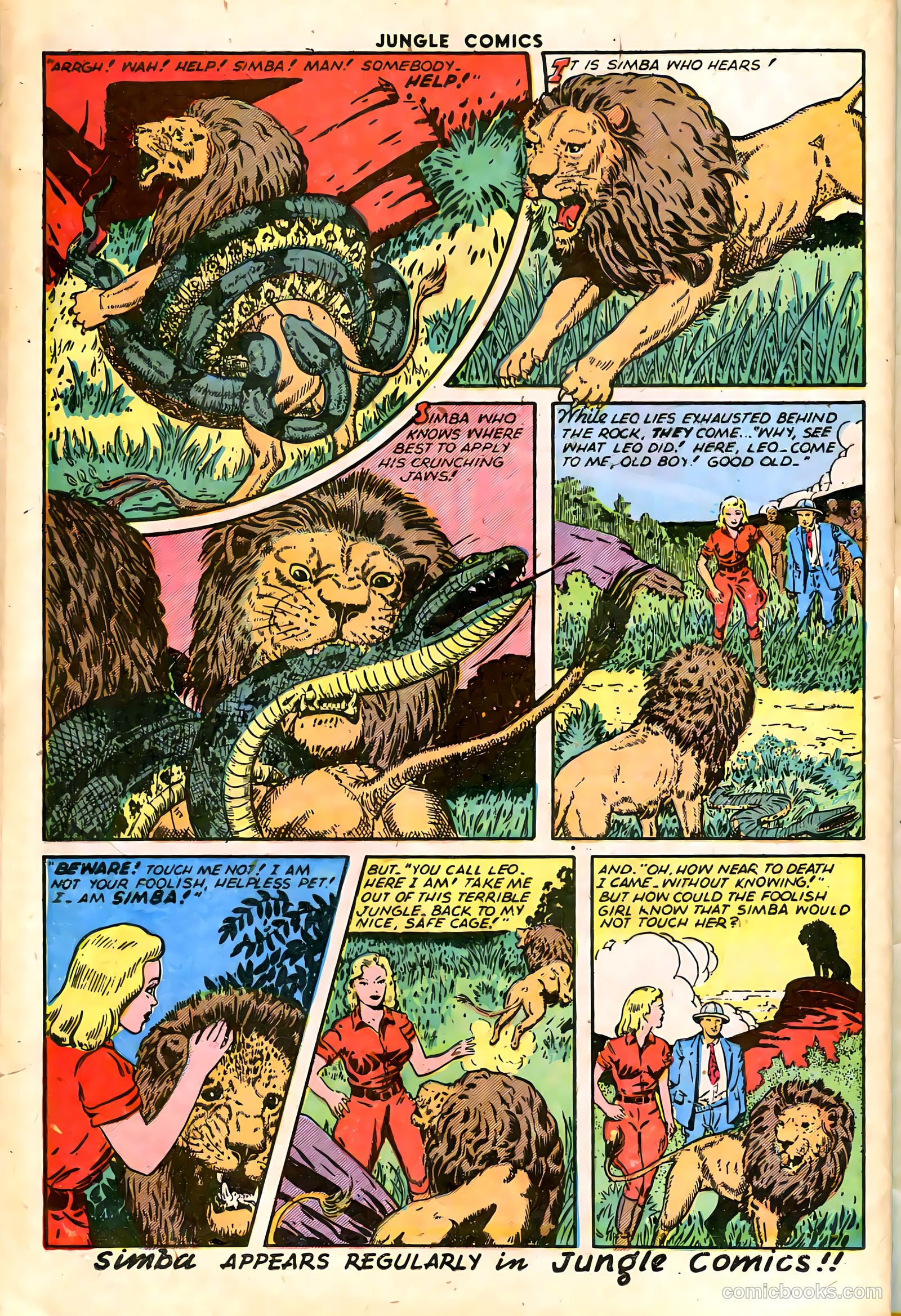 Jungle Comics #67 (1945) — page 42 of 52
