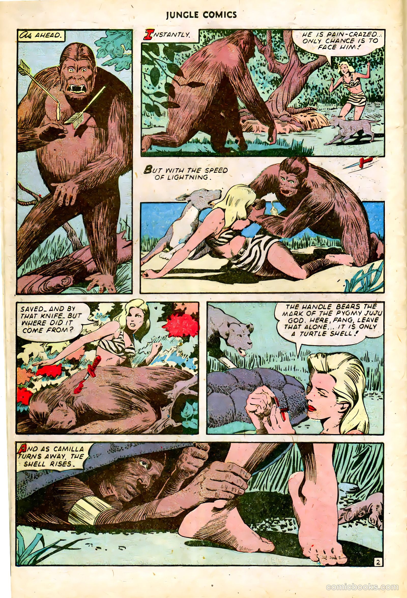 Jungle Comics #68 (1945) — page 28 of 36