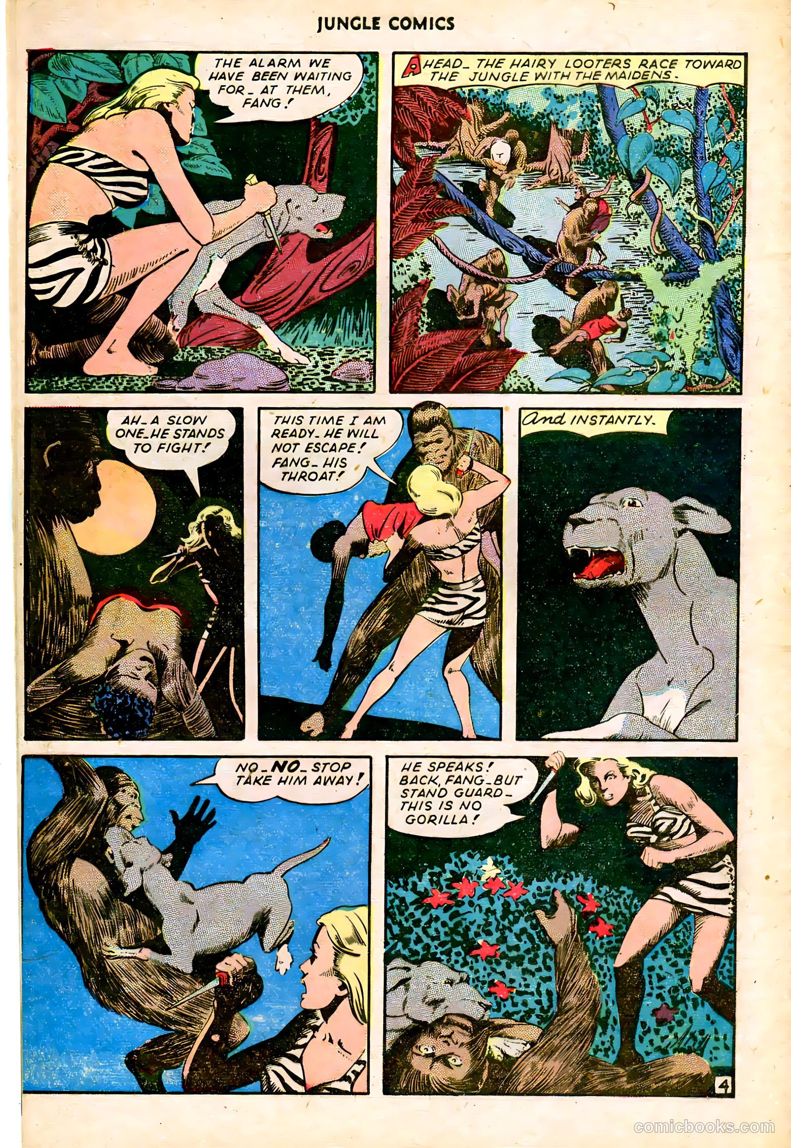 Jungle Comics #68 (1945) — page 30 of 36