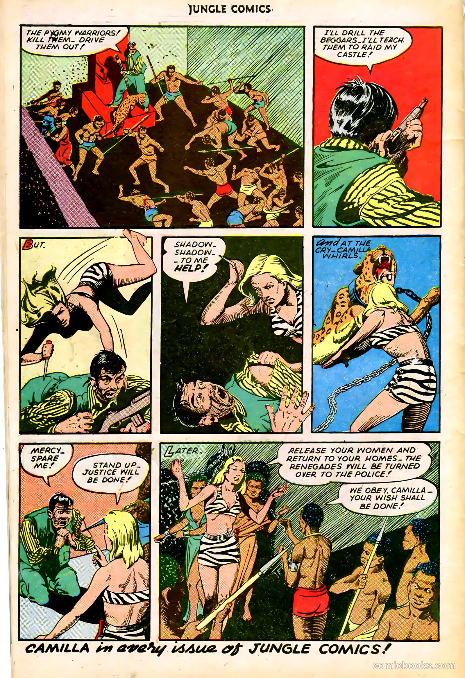 Jungle Comics #68 (1945) — page 34 of 36