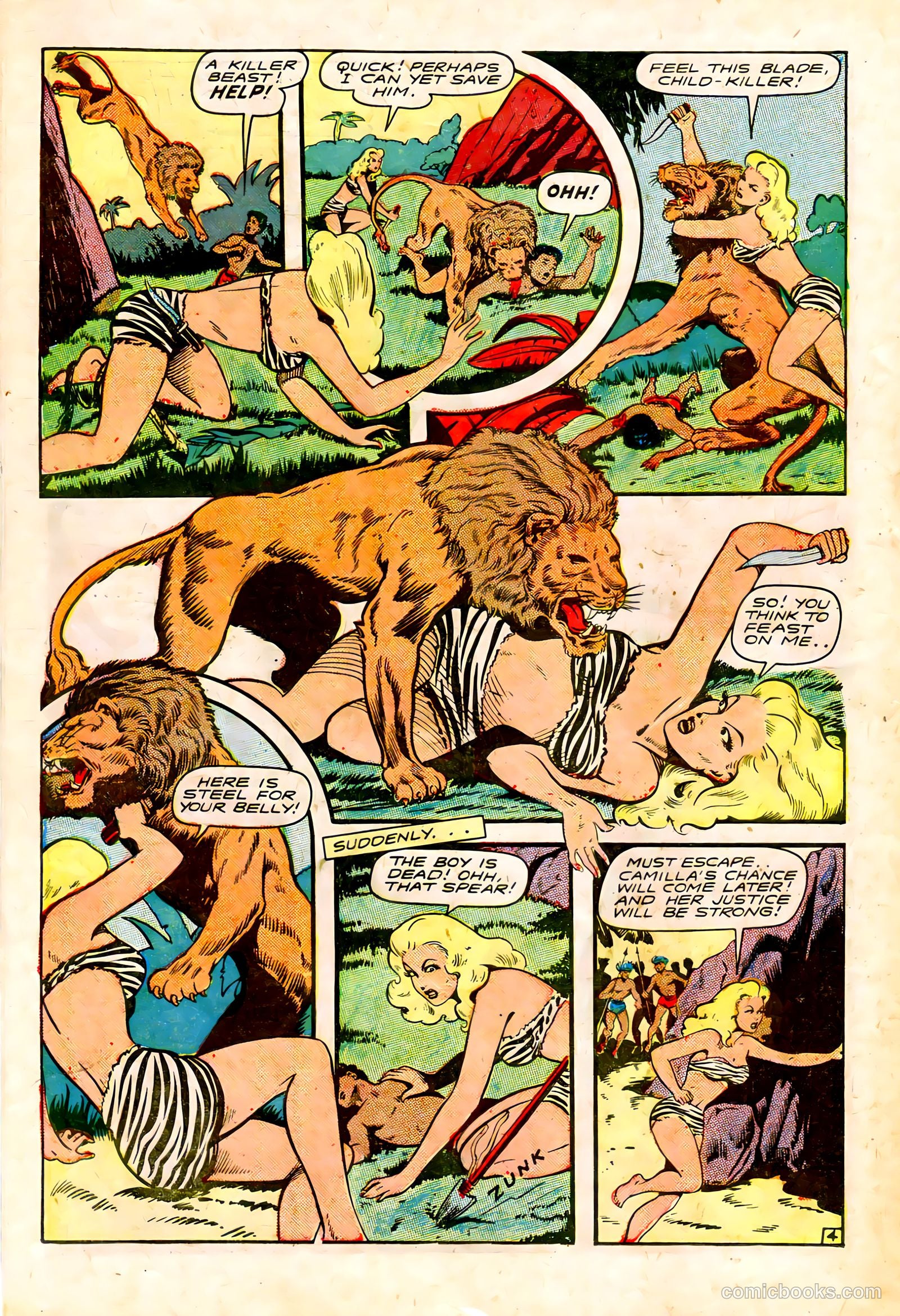 Jungle Comics #69 (1945) — page 32 of 36