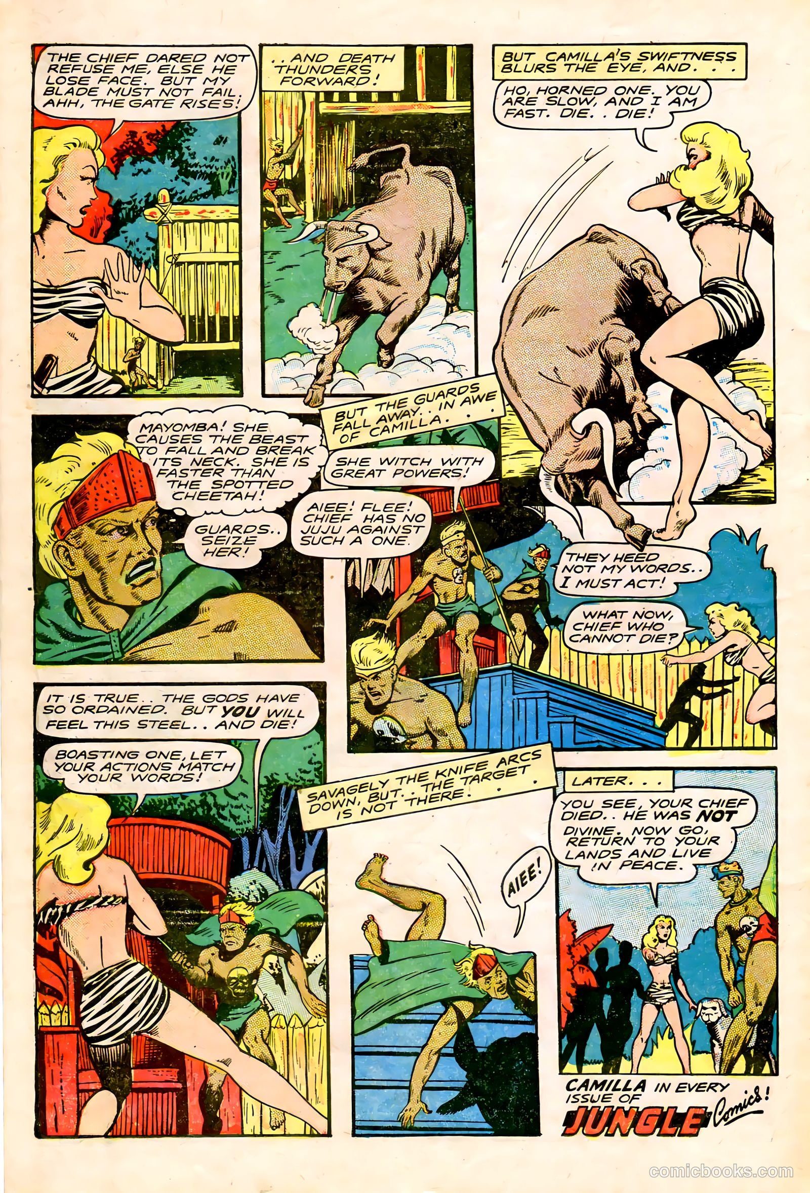Jungle Comics #69 (1945) — page 34 of 36