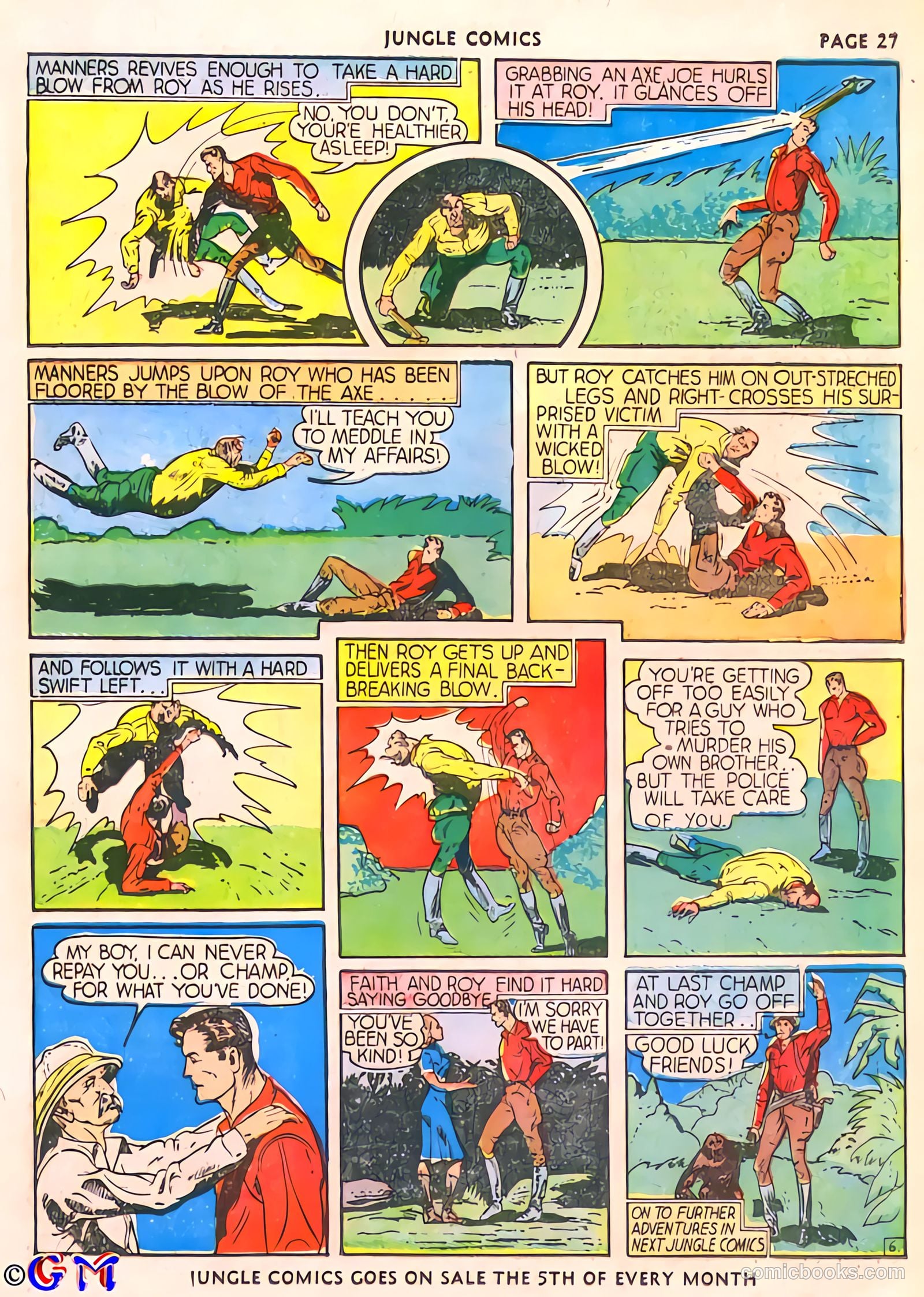Jungle Comics #7 (1940) — page 30 of 69