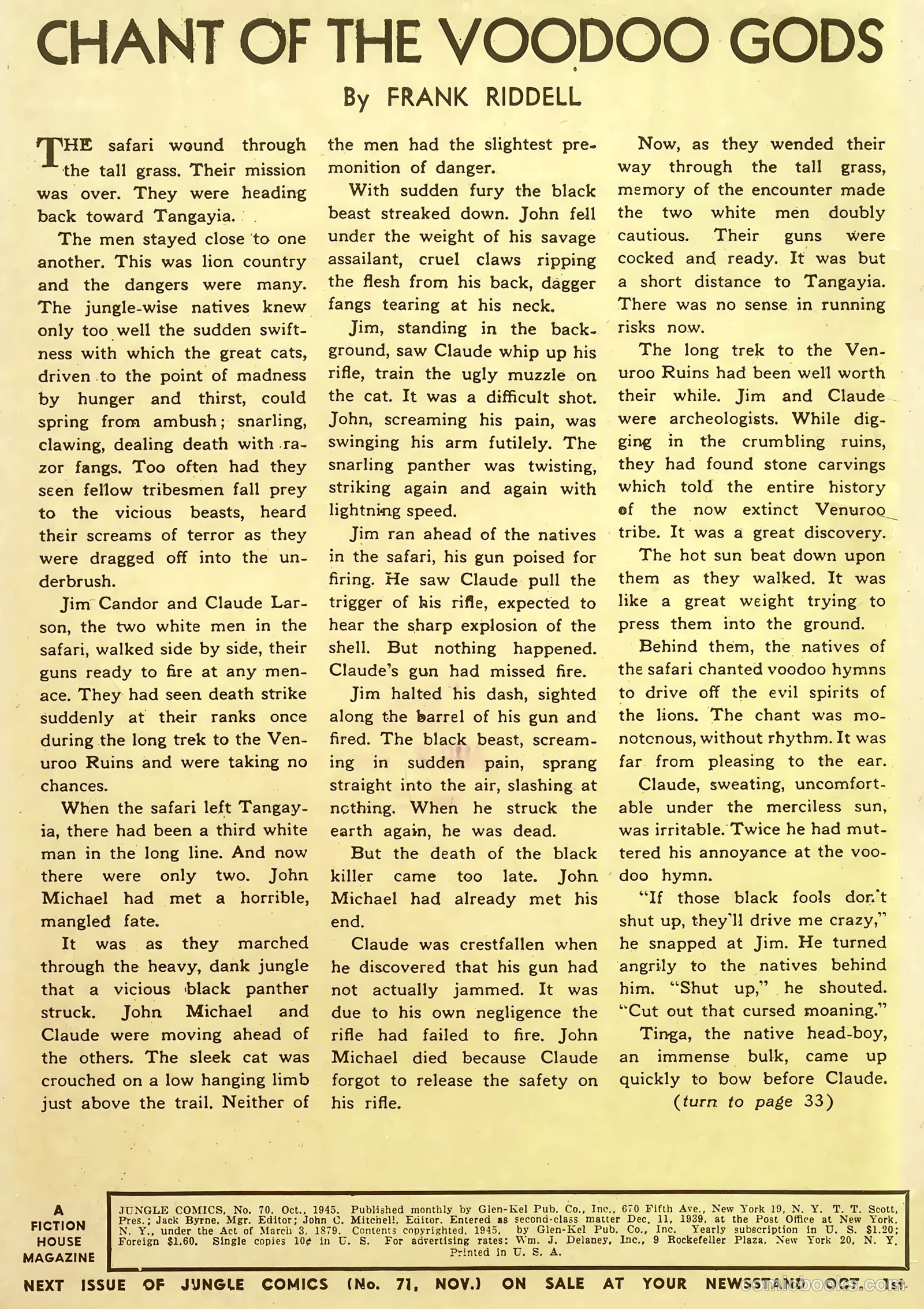 Jungle Comics #70 (1945) — page 2 of 36