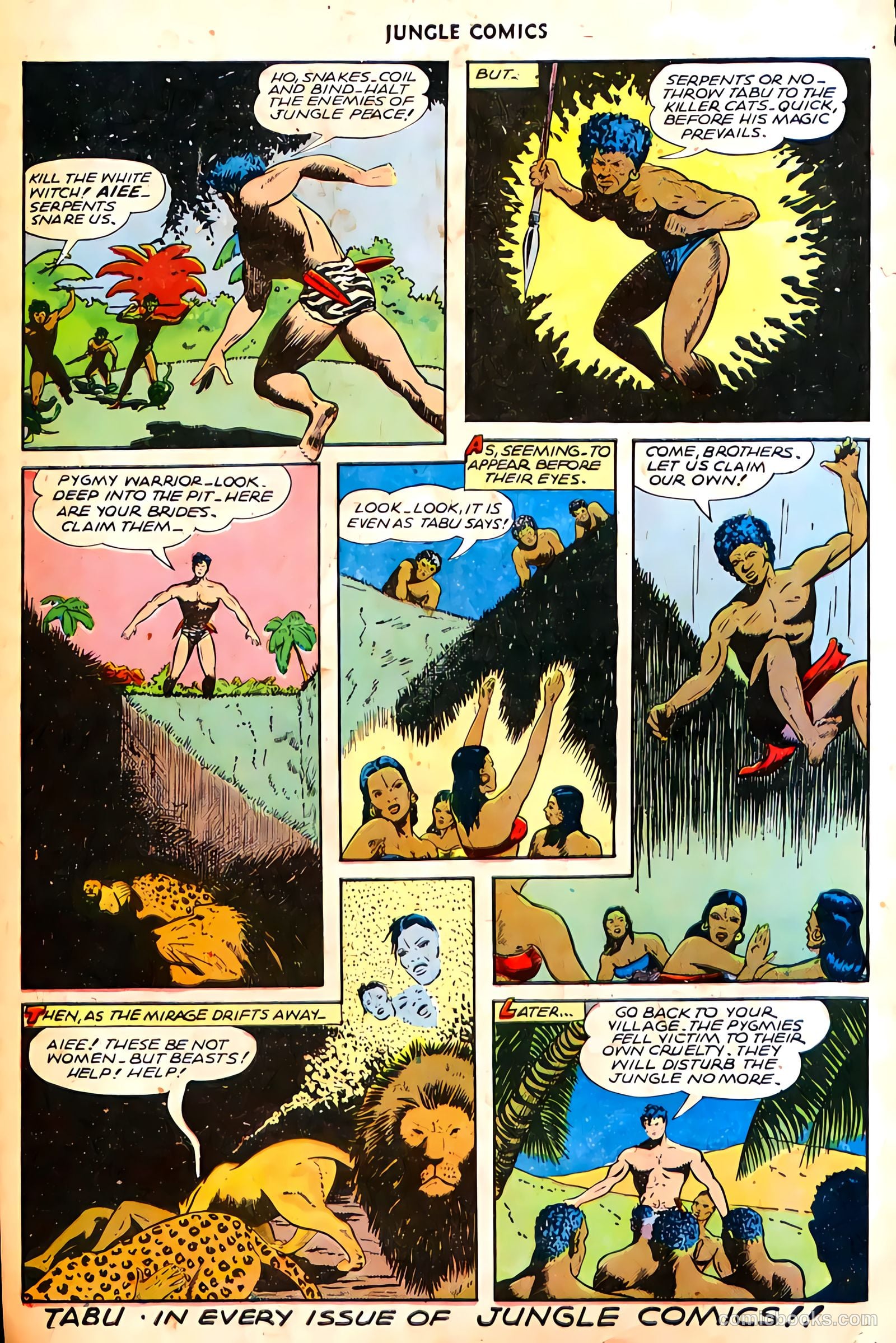 Jungle Comics #70 (1945) — page 34 of 36