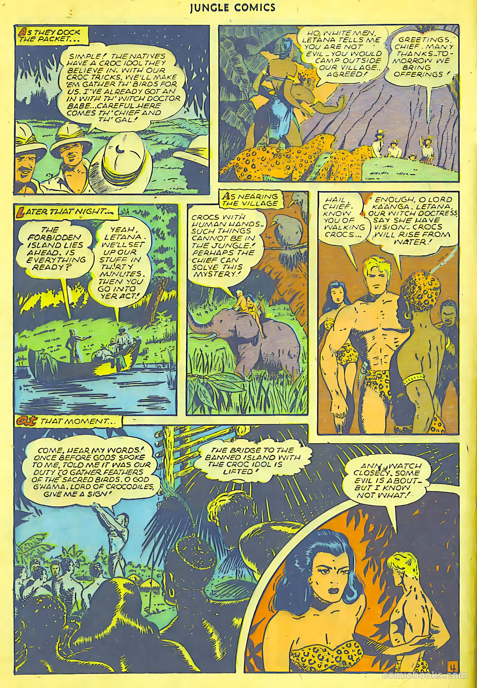 Jungle Comics #71 (1945) — page 6 of 36