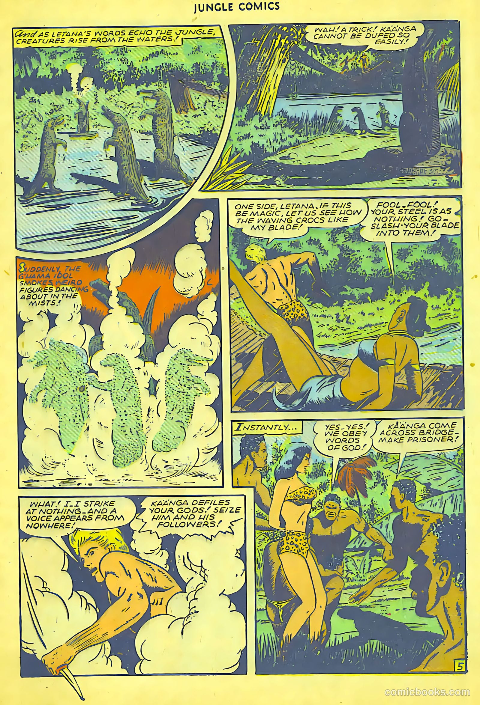 Jungle Comics #71 (1945) — page 7 of 36