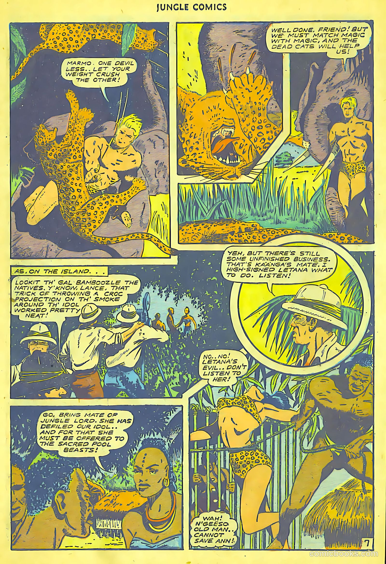 Jungle Comics #71 (1945) — page 9 of 36