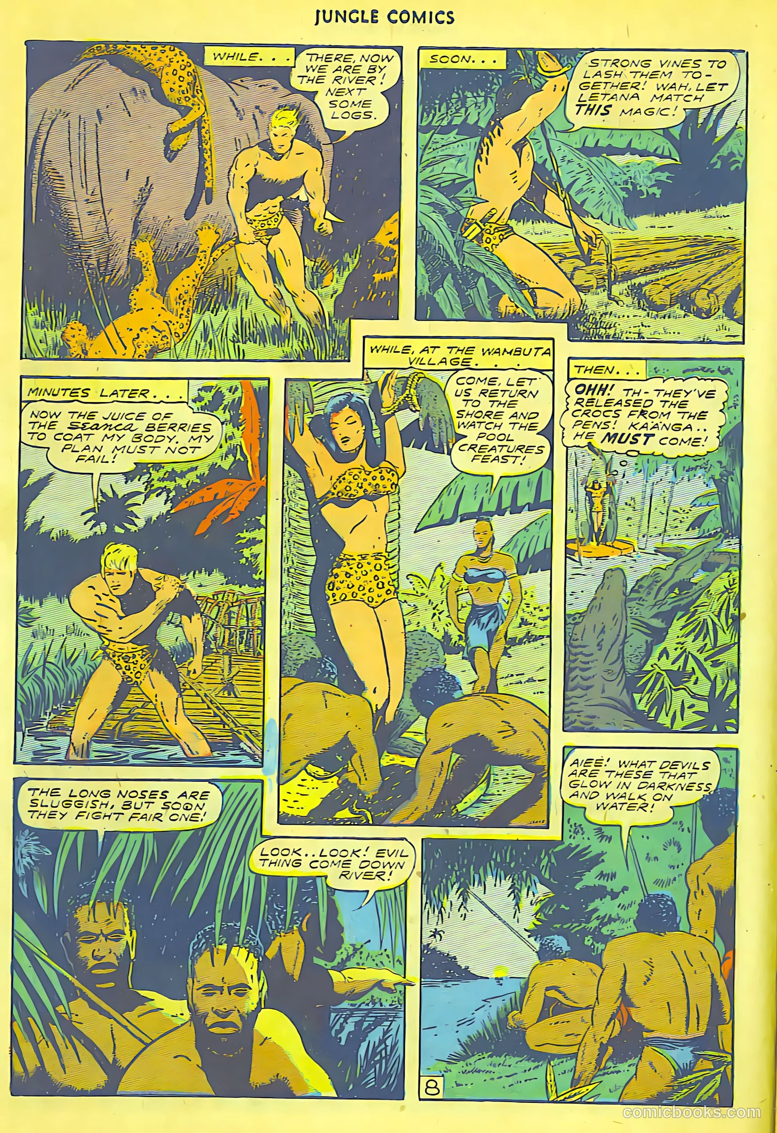 Jungle Comics #71 (1945) — page 10 of 36