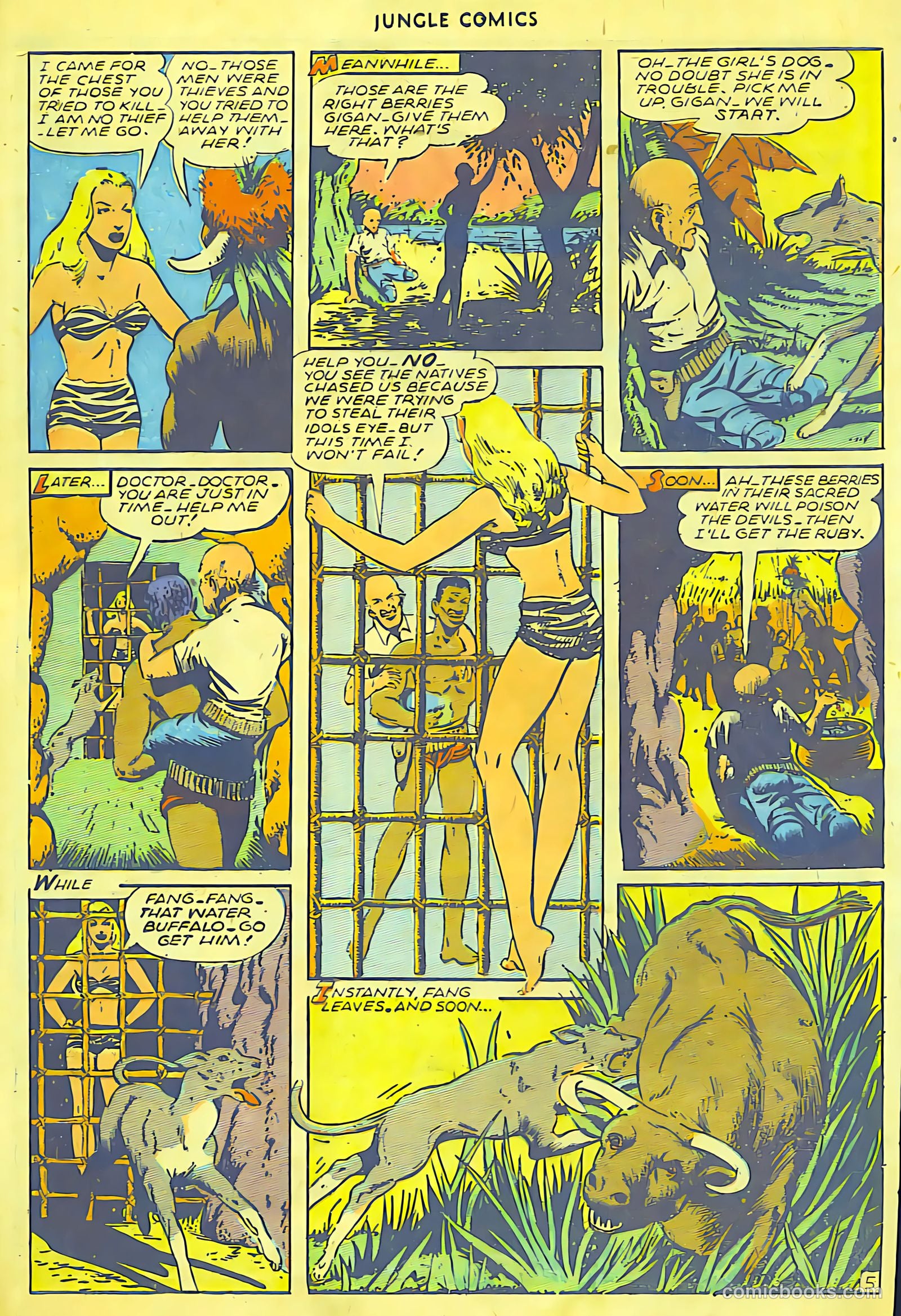 Jungle Comics #71 (1945) — page 33 of 36