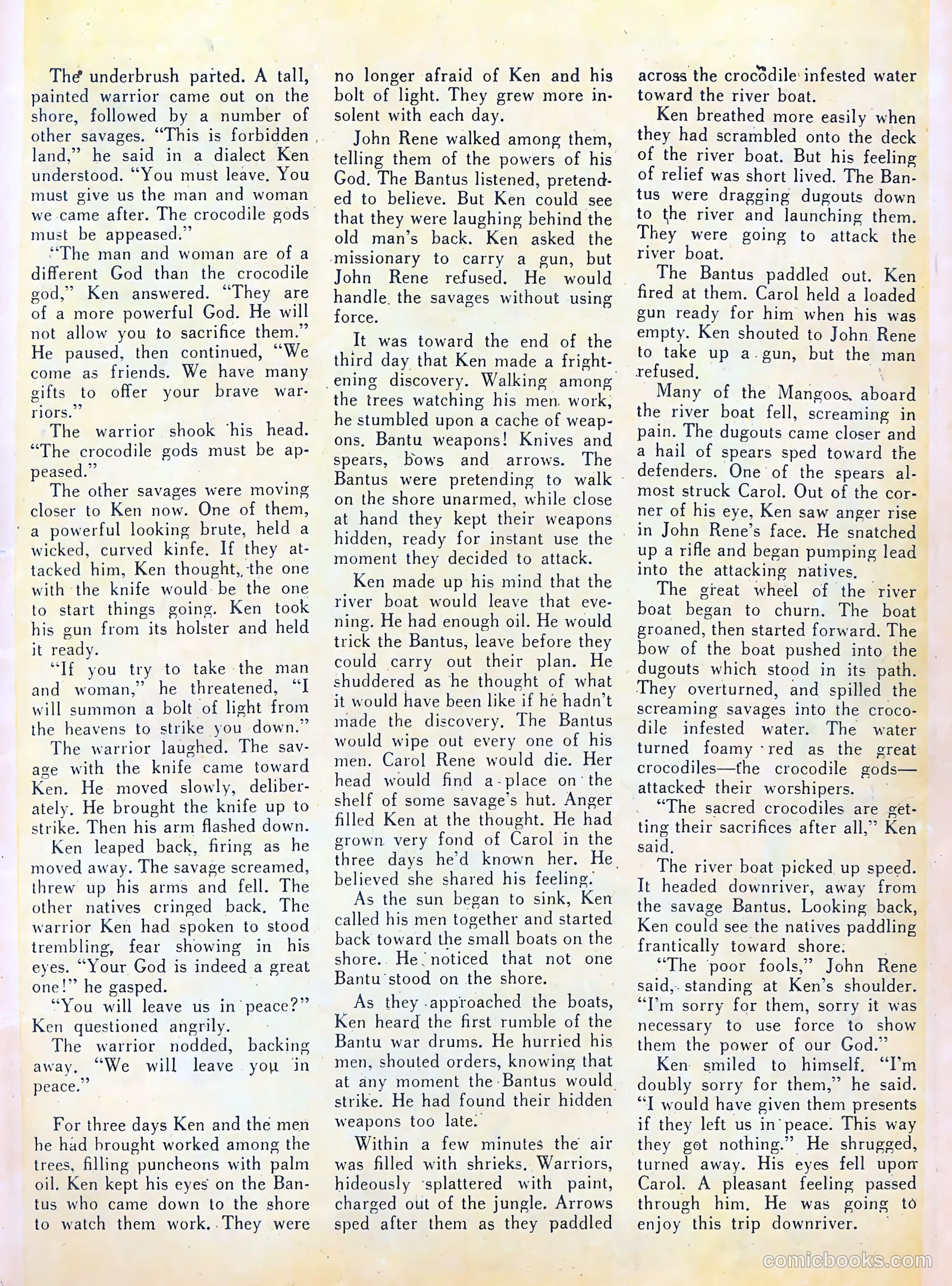 Jungle Comics #71 (1945) — page 35 of 36